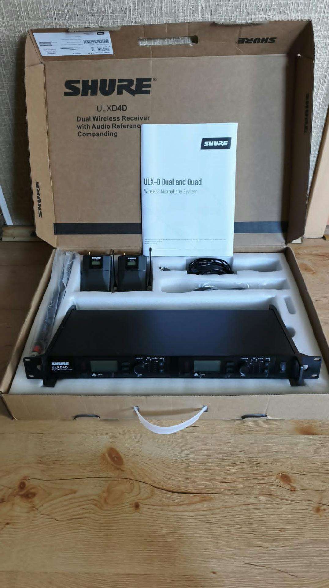 Shure Ulxd4d + Ulxd2 Beta 58a – profesionali skait