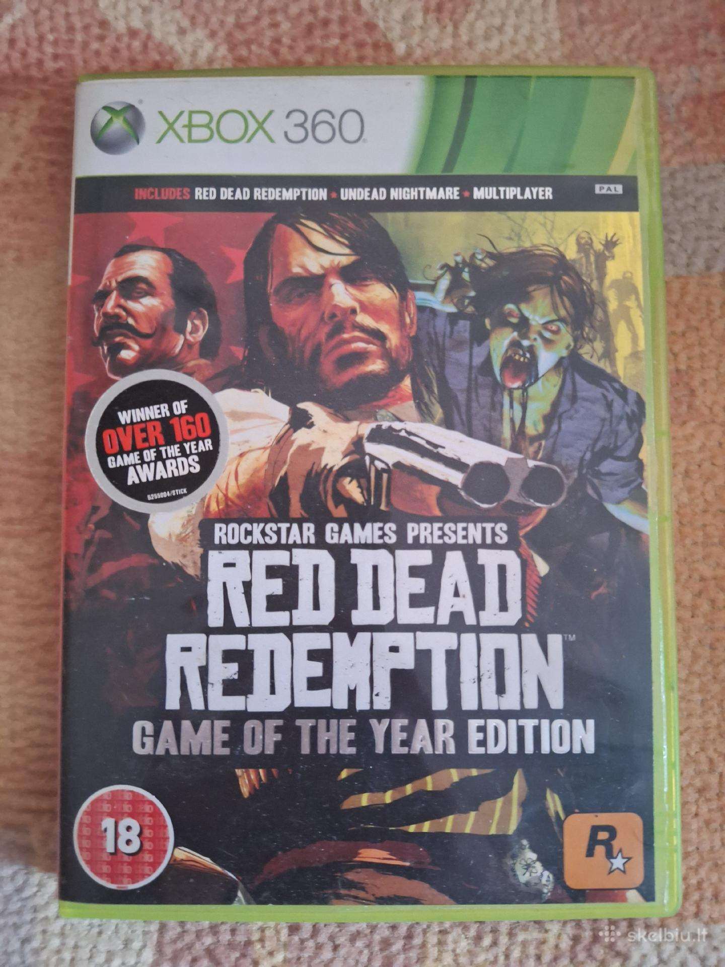 Red dead redemption game of the year edition xbox