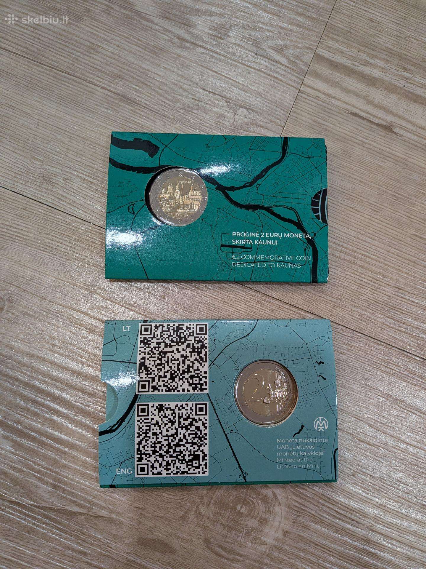 2eur Kaunui Bu kortelėje