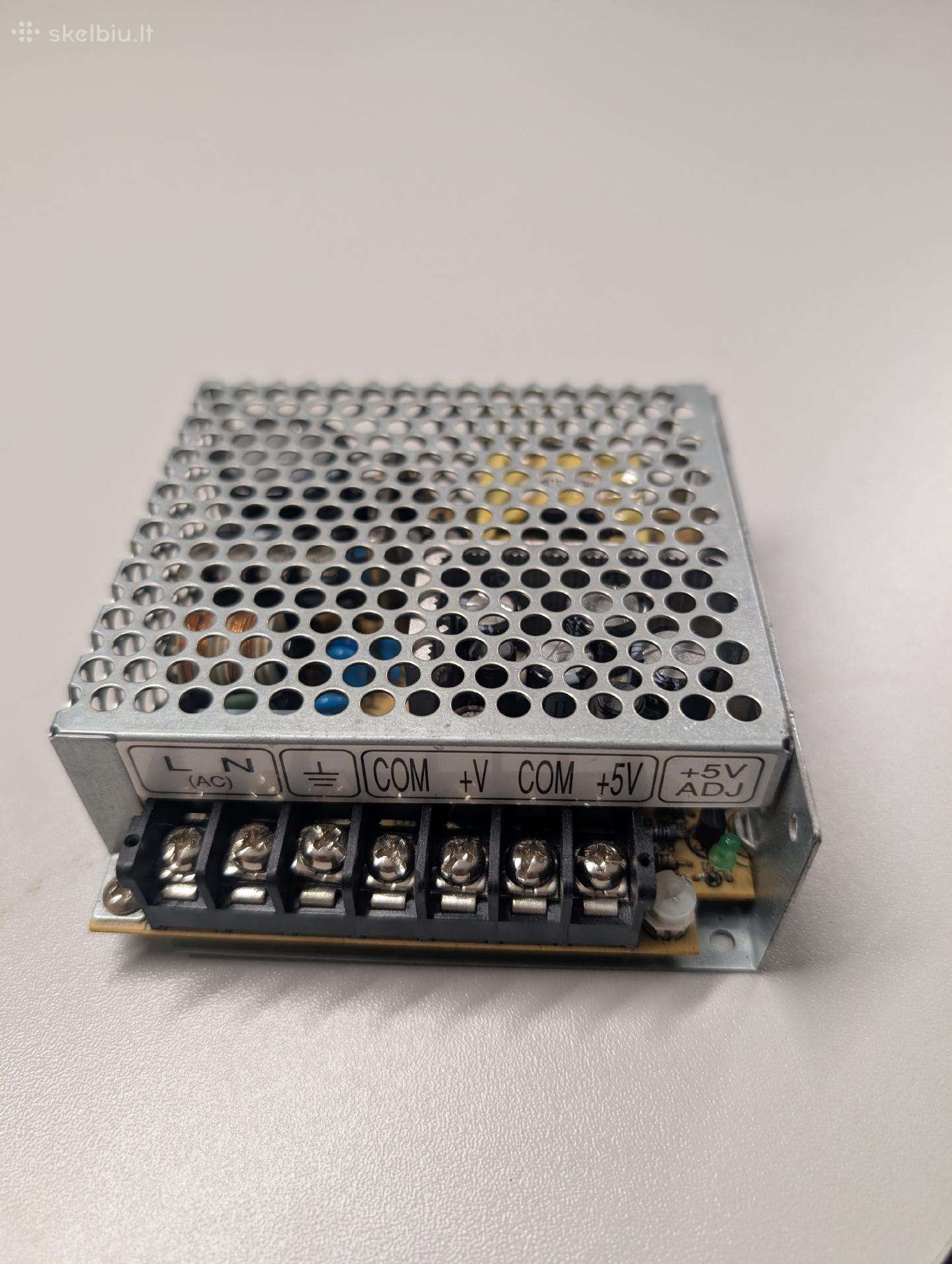 Meanwell Rd-50a, 5v, 12v maitinimo šaltinis