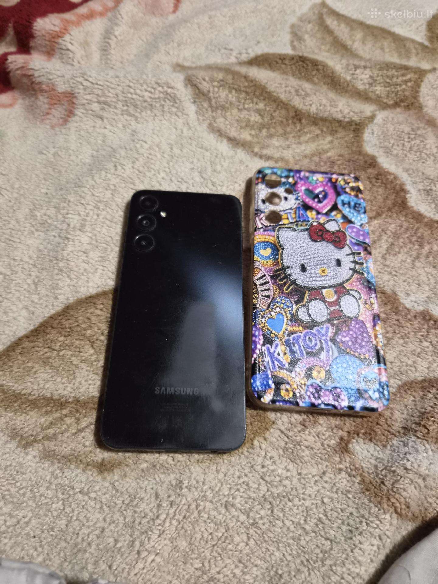 Samsung Galaxy A05s + Hello Kitty dėkliukas