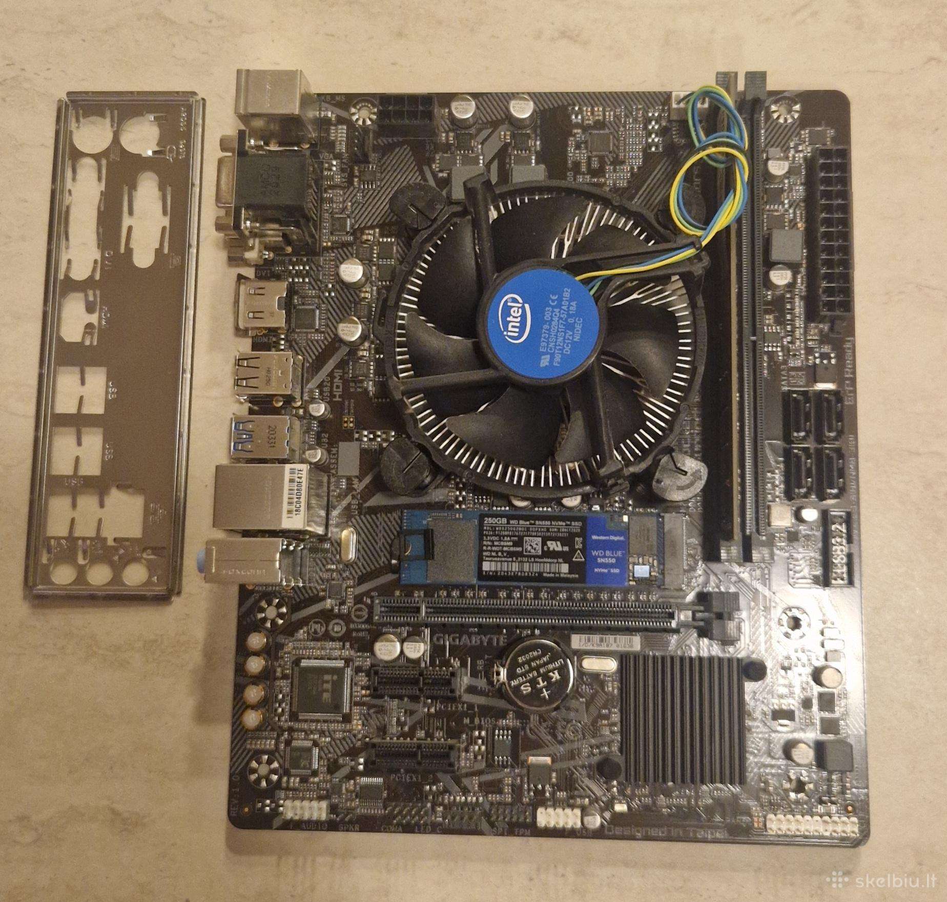 MB, Cpu, RAM ir SSD komplektai