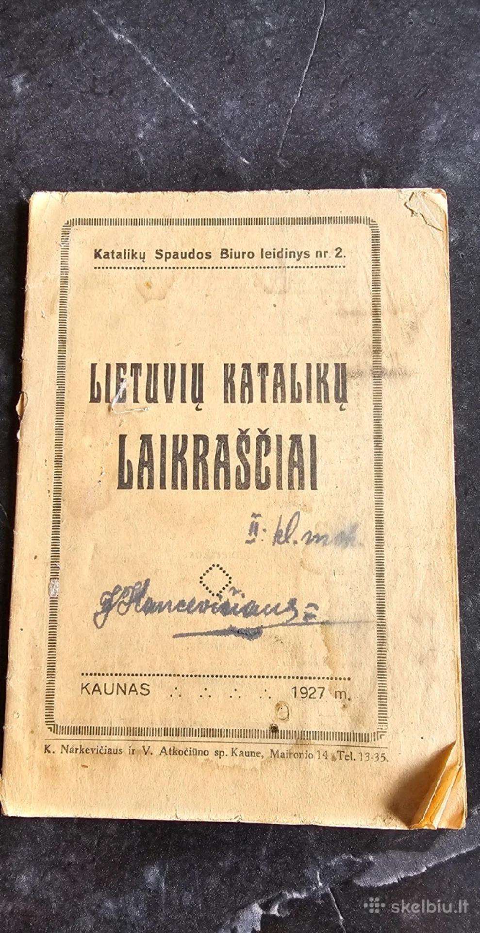Lietuvių katalikų laikraščiai – 1927 m.