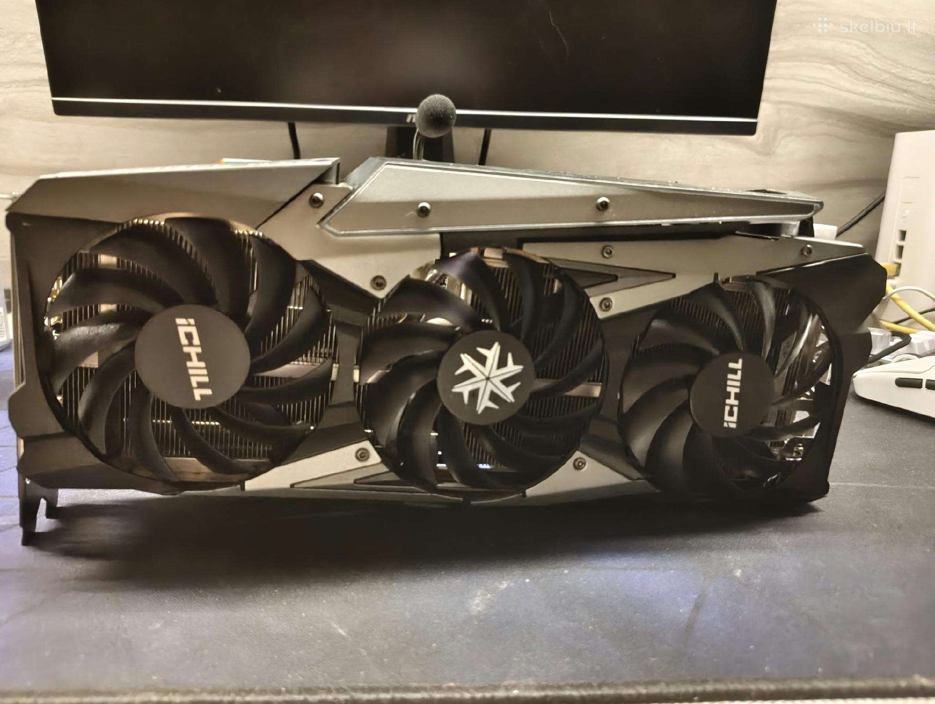 Rtx 3070 8gb ichill Inno3d Rgb vaizdo plokštė