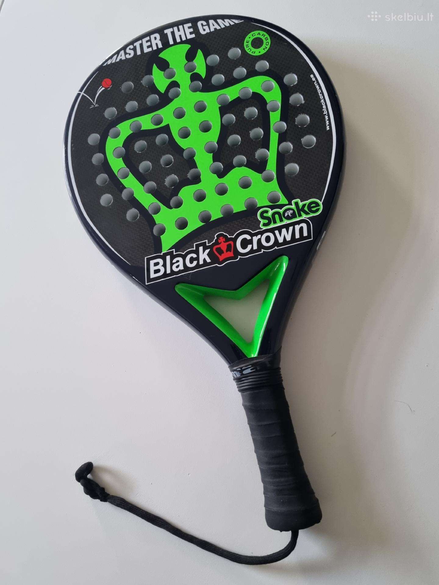 Padelio raketė Black Crown