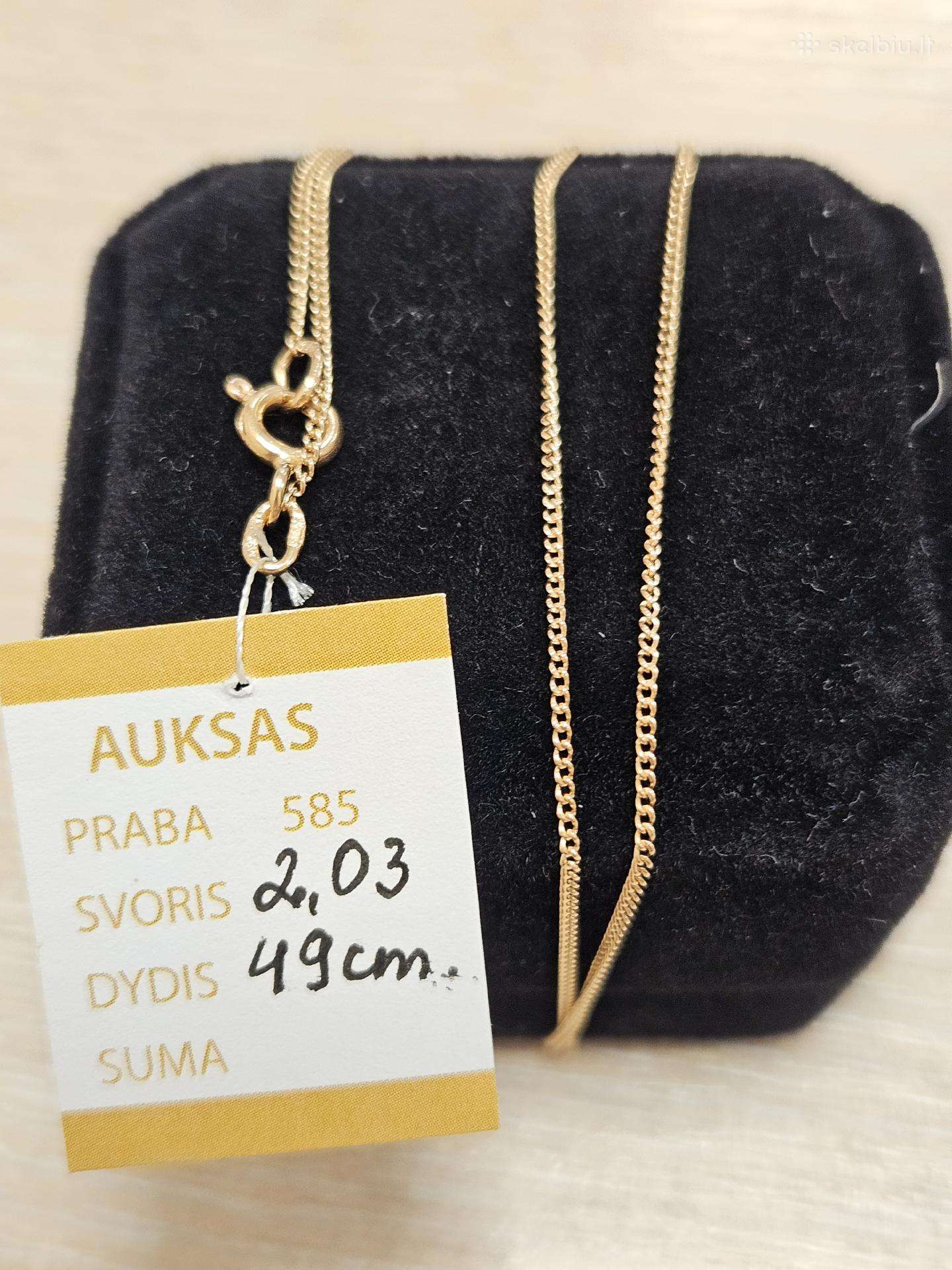 Auksinė grandinėlė - 193 Eur.