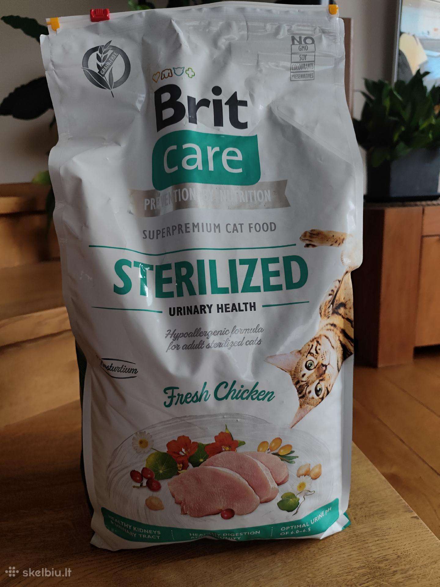 Kačių maistas Brit care sterilized