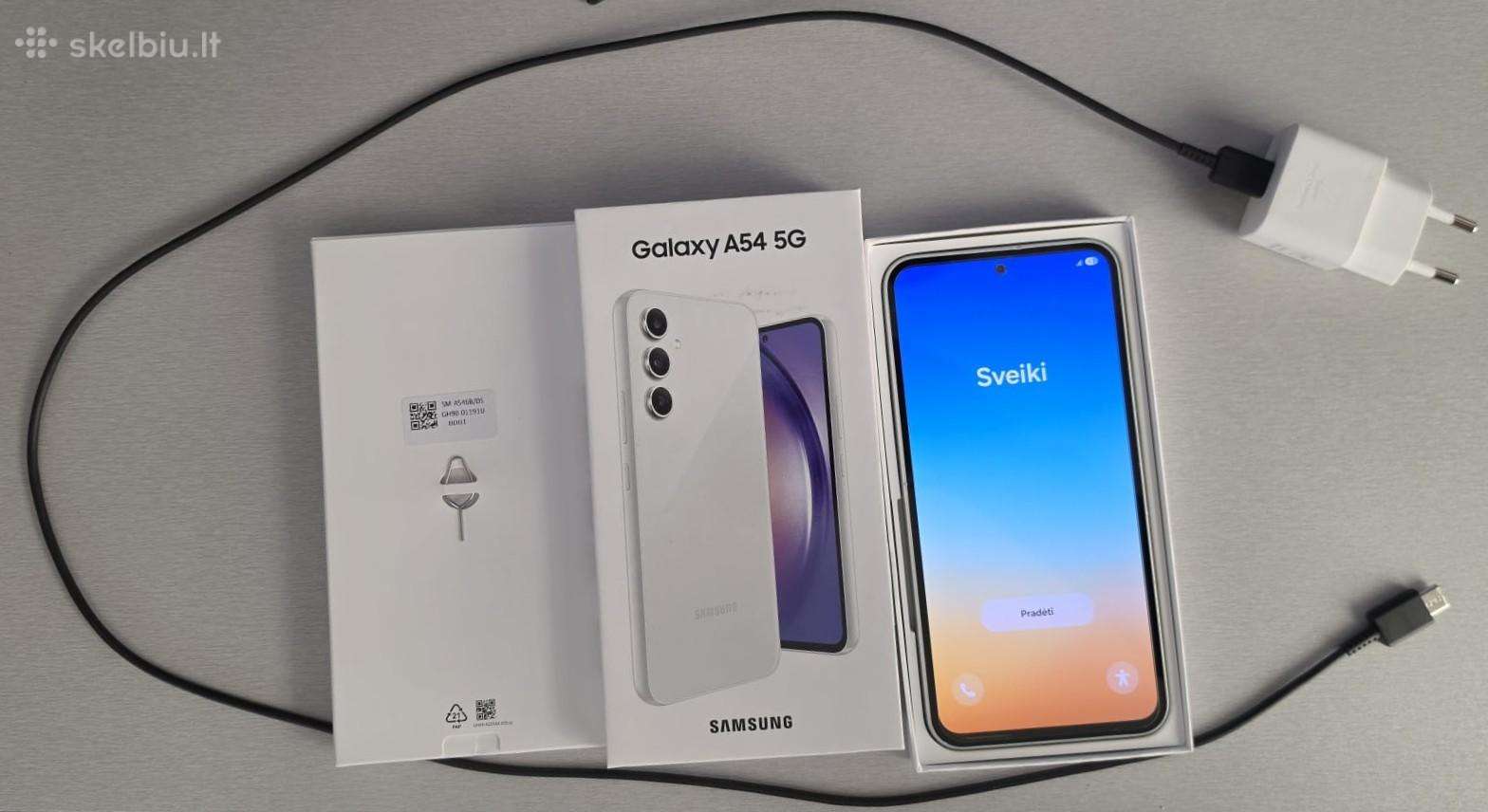 Samsung A54 5G 128gb Baltas