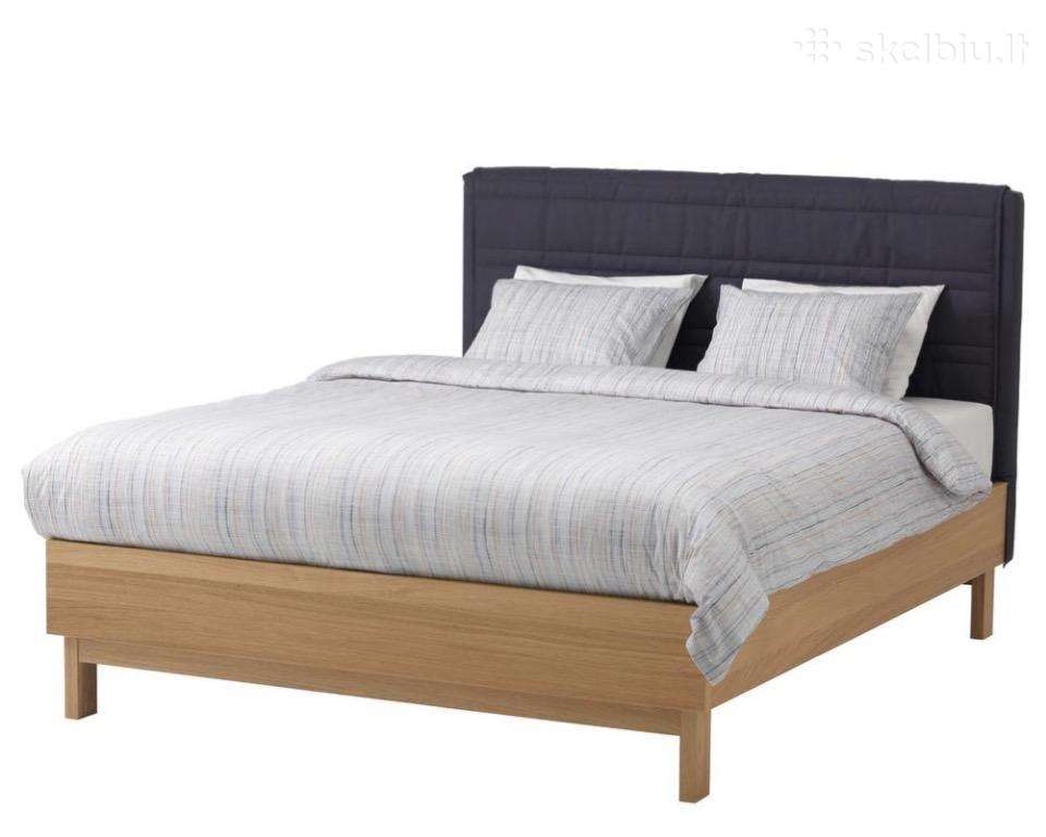 Parduodama Ikea Oppland lova (ažuolo lukštas)