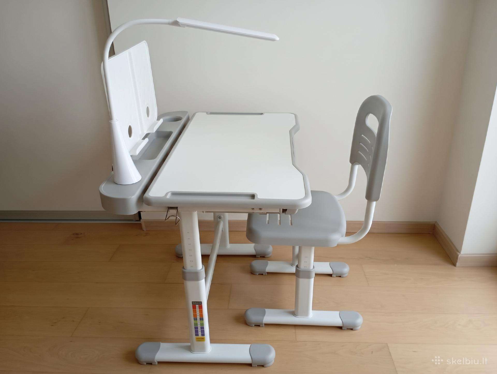 Augantčio stalo (70x50) ir kėdės komplektas (3vnt)