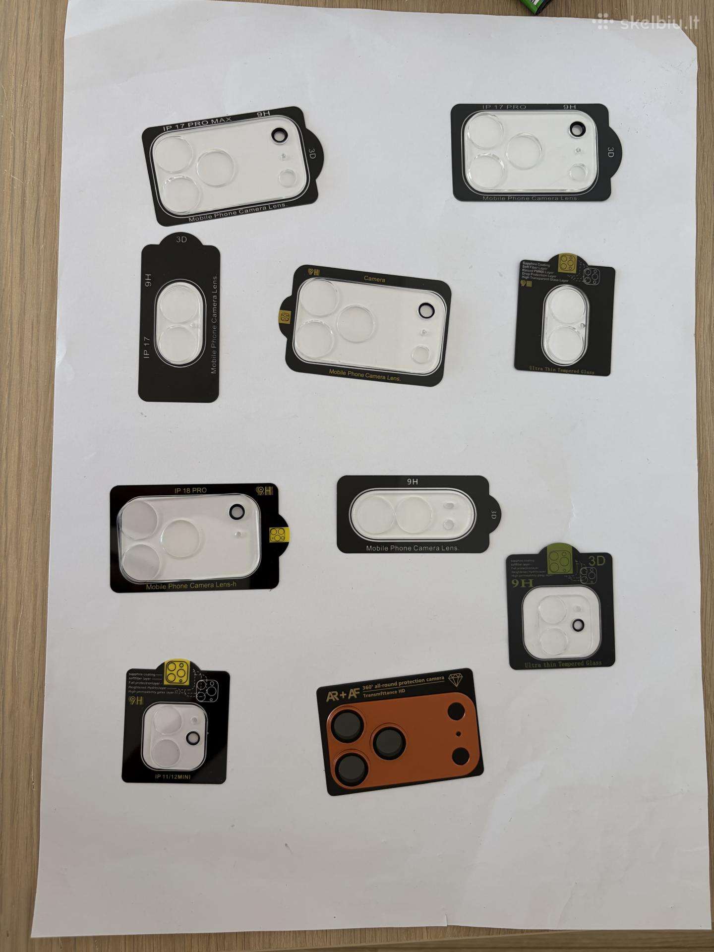 iPhone serijos kameros apsauginiai stikliukai