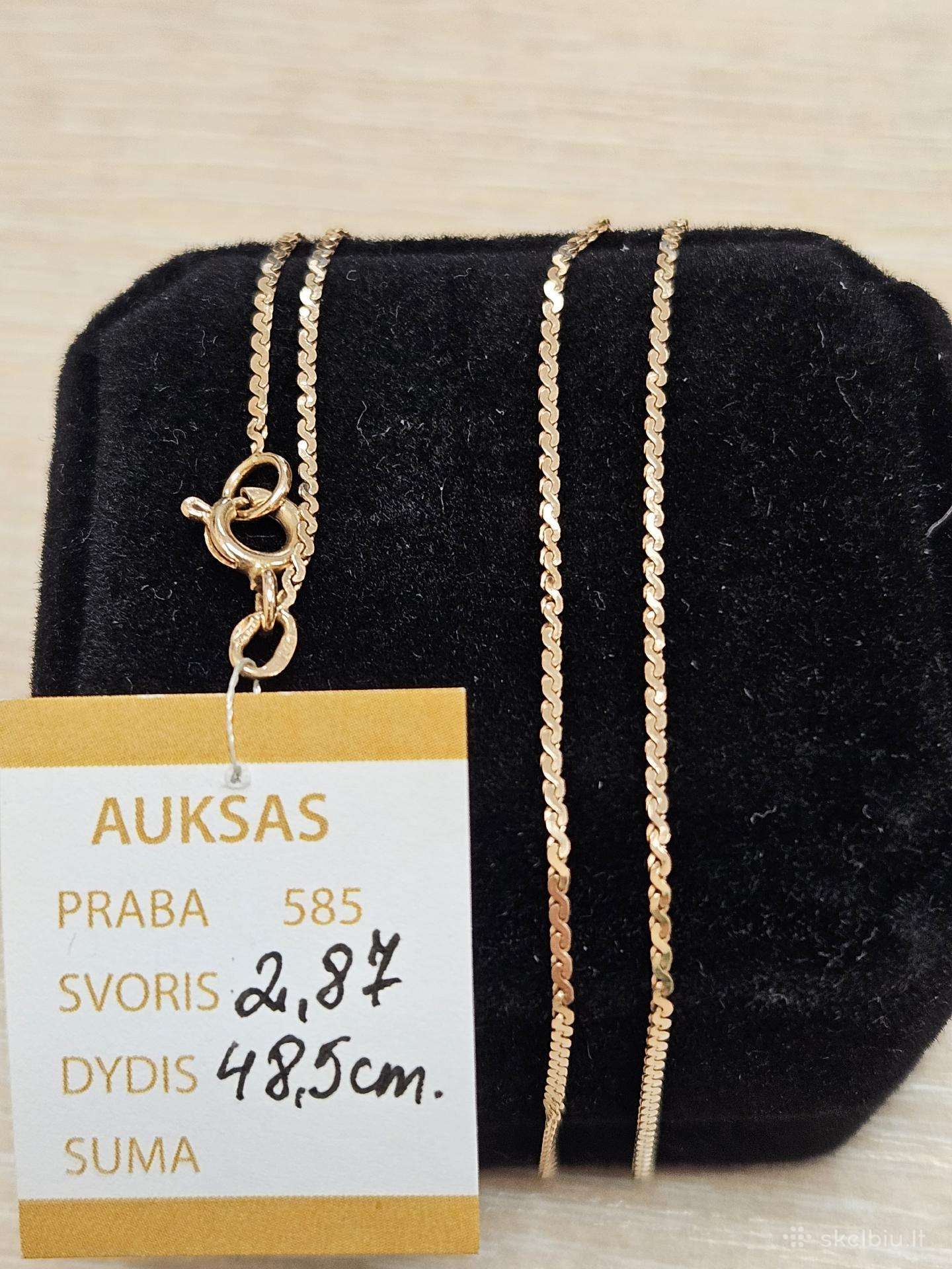 Auksinė grandinėlė - 273 Eur.