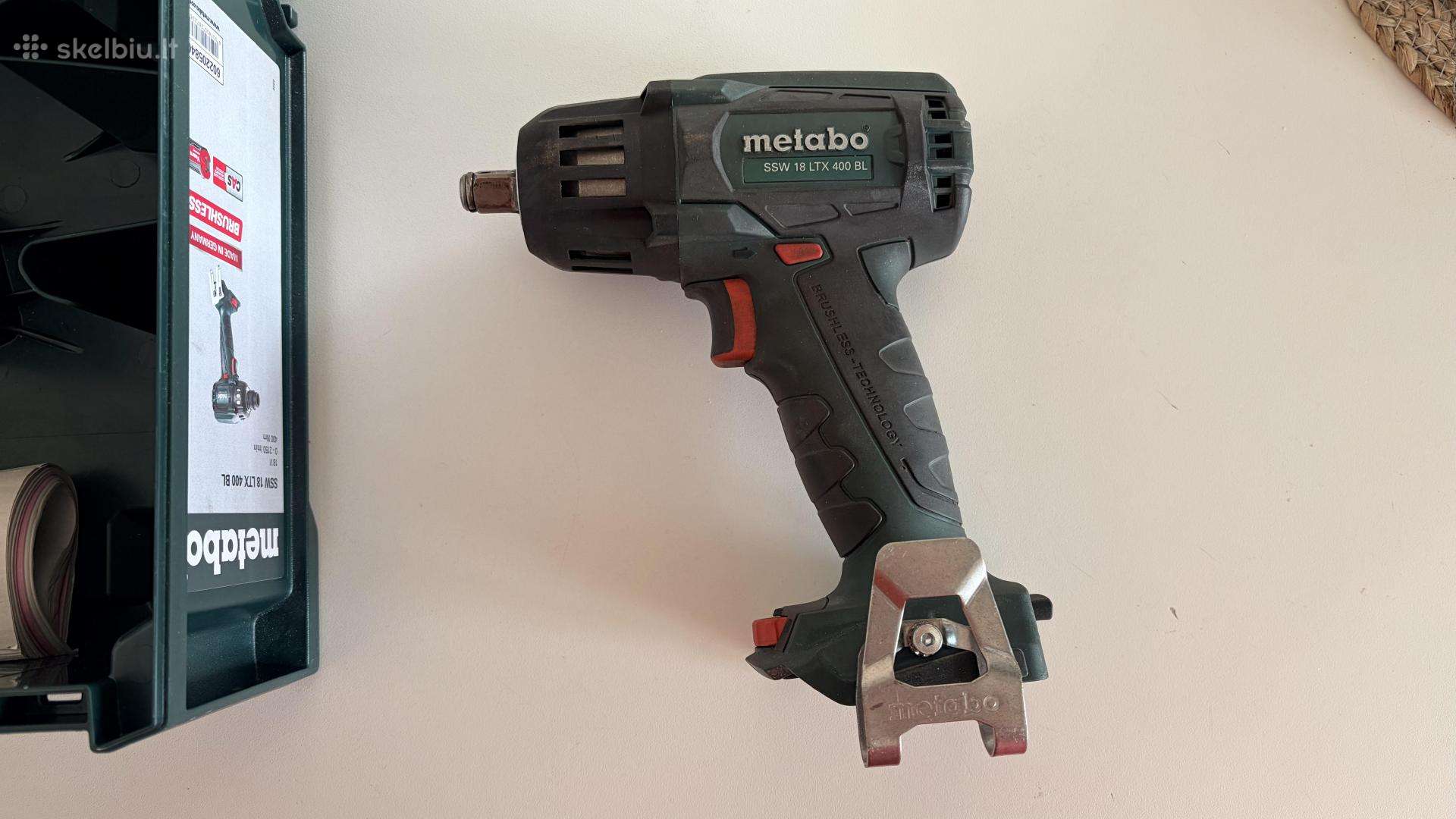 Veržliasukis Metabo Ssw 18 Ltx 400 Bl (400nm)