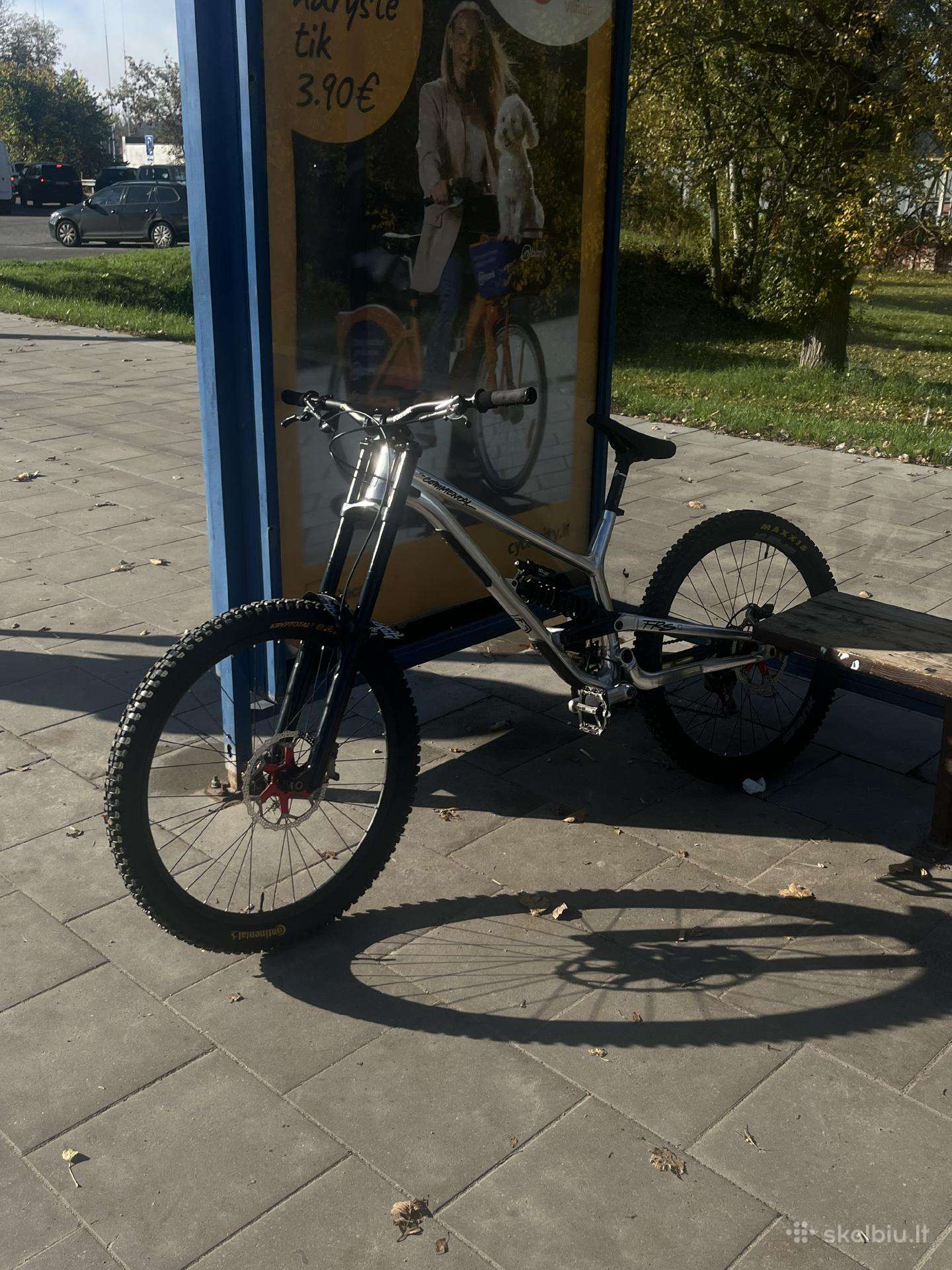 Commencal frs 2022 full suspension dviratis