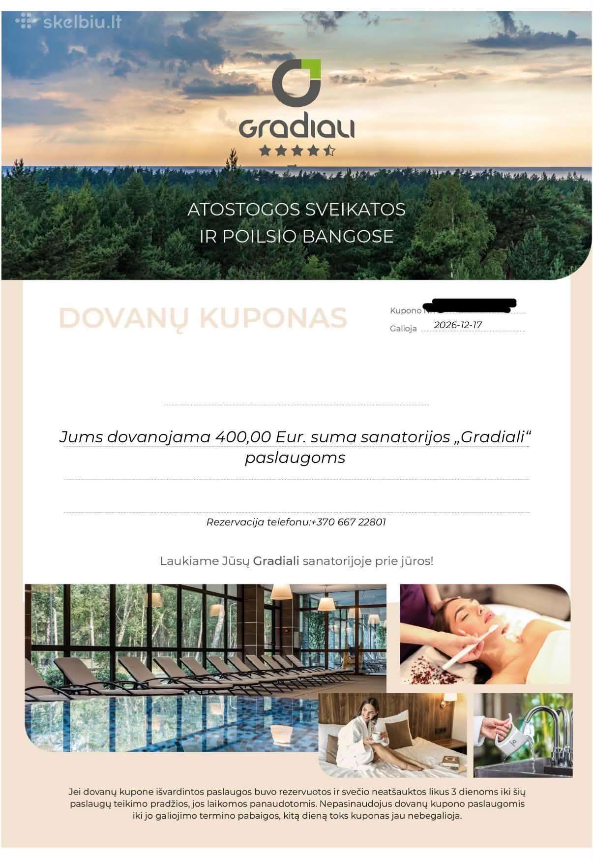 Gradiali kuponas