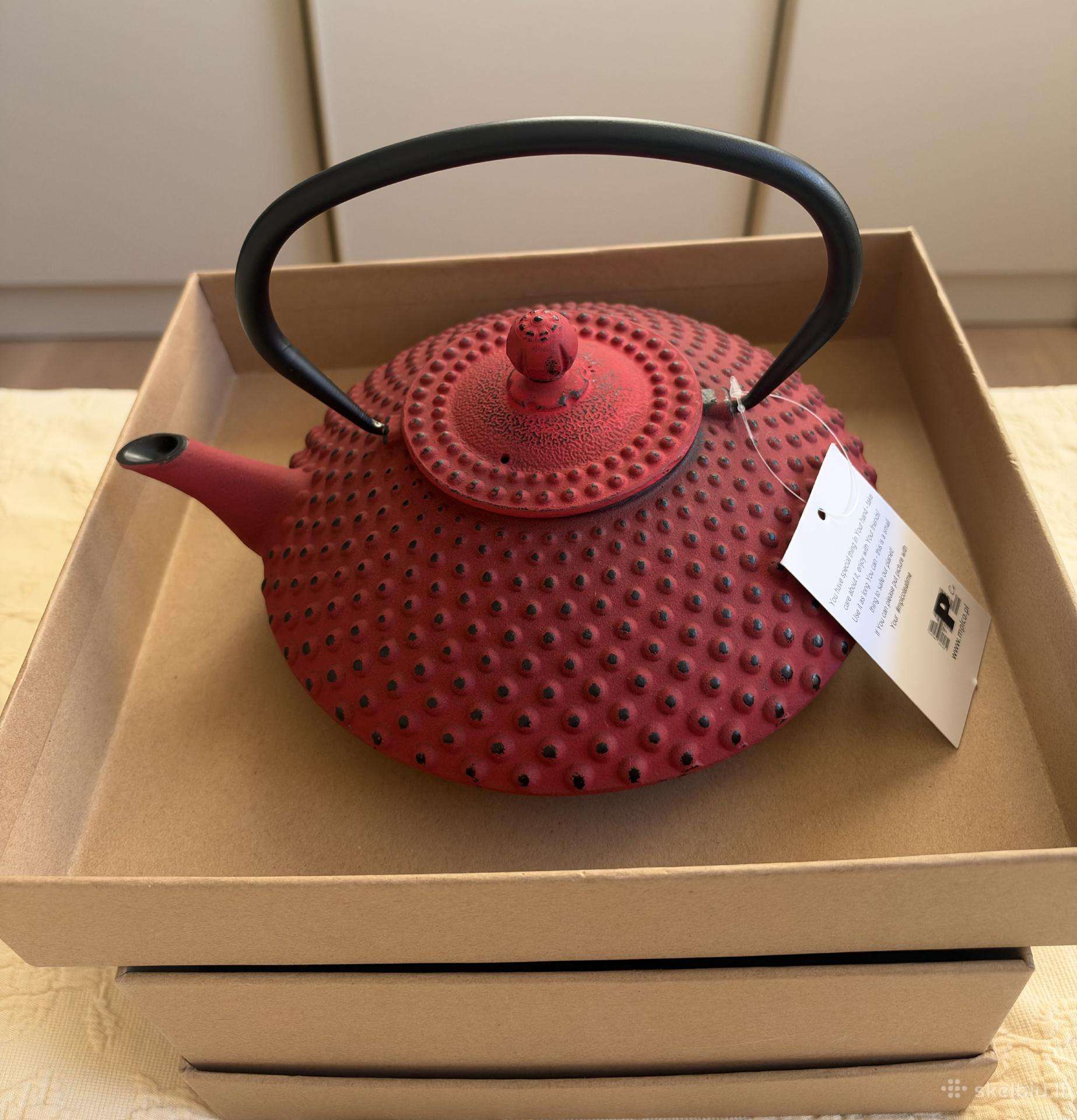 Japoniško stiliaus ketaus arbatinukas, 1,25 l