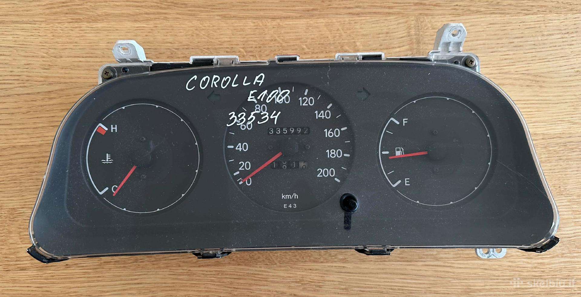 Toyota Corolla E100 dyzelio spidometras