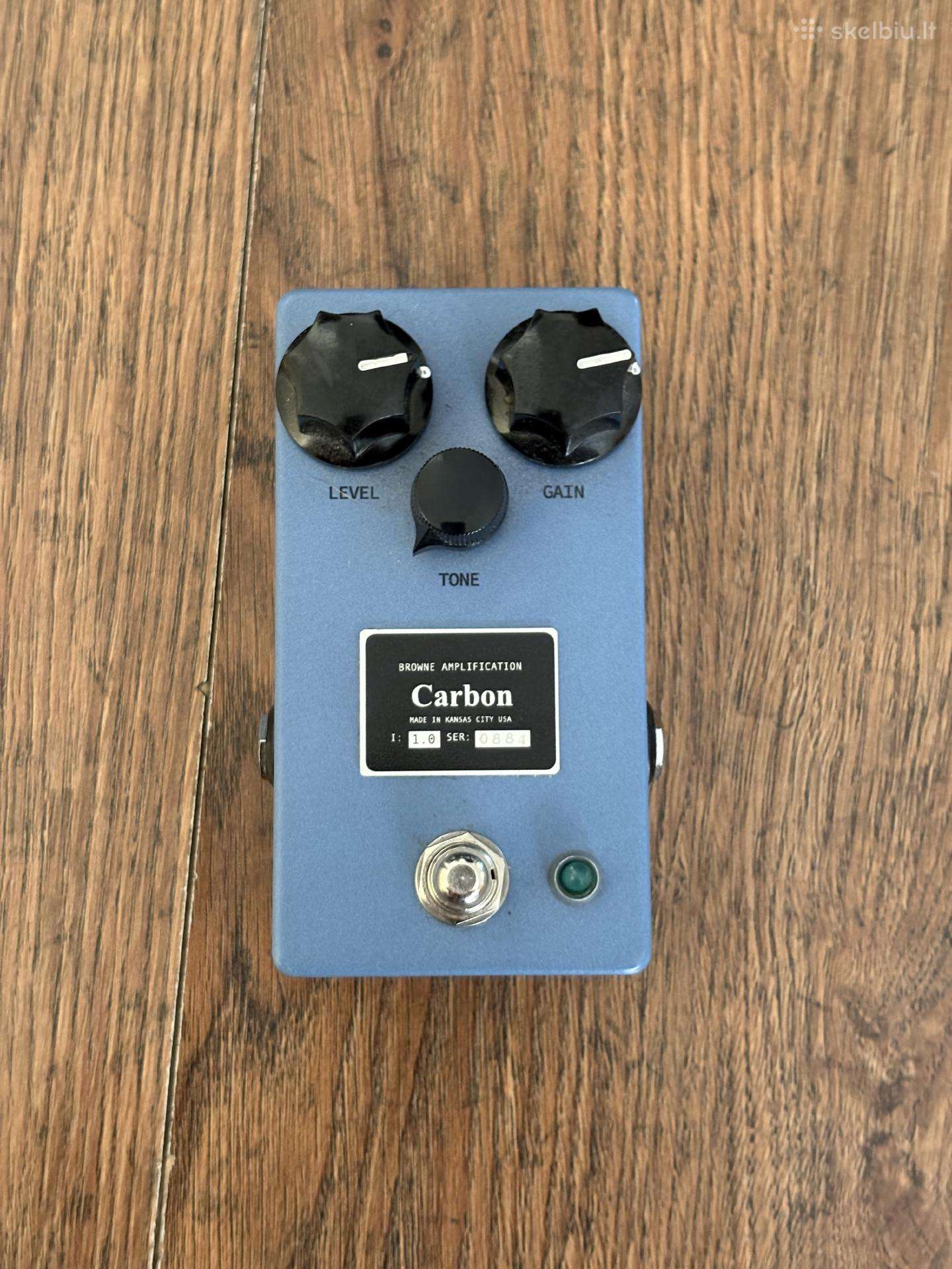 Browne Amplification Carbon V1 overdrive pedalas