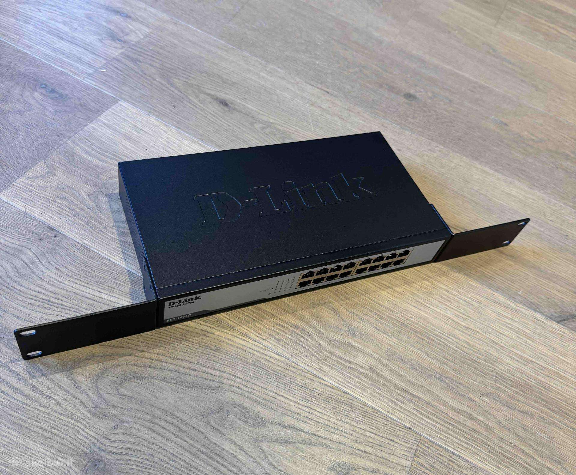 D-link Des-1016d switch 16 portų