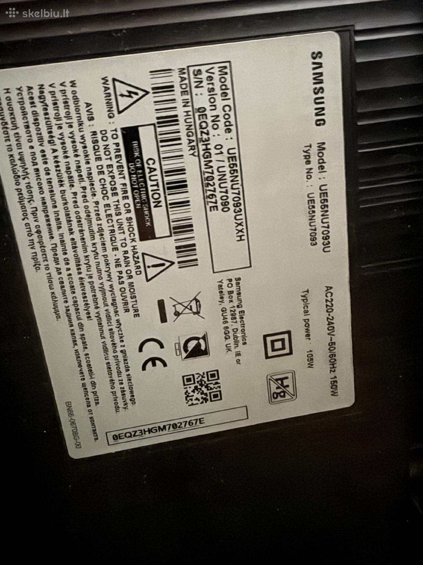 Samsung Smart TV 1,4m metro