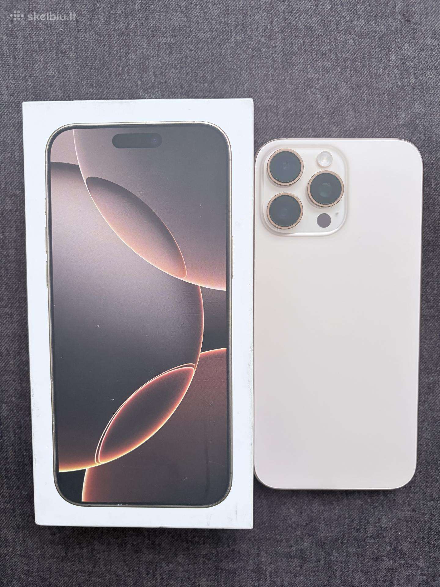 Apple iPhone 16 Pro Max 256gb – Puikios būklės