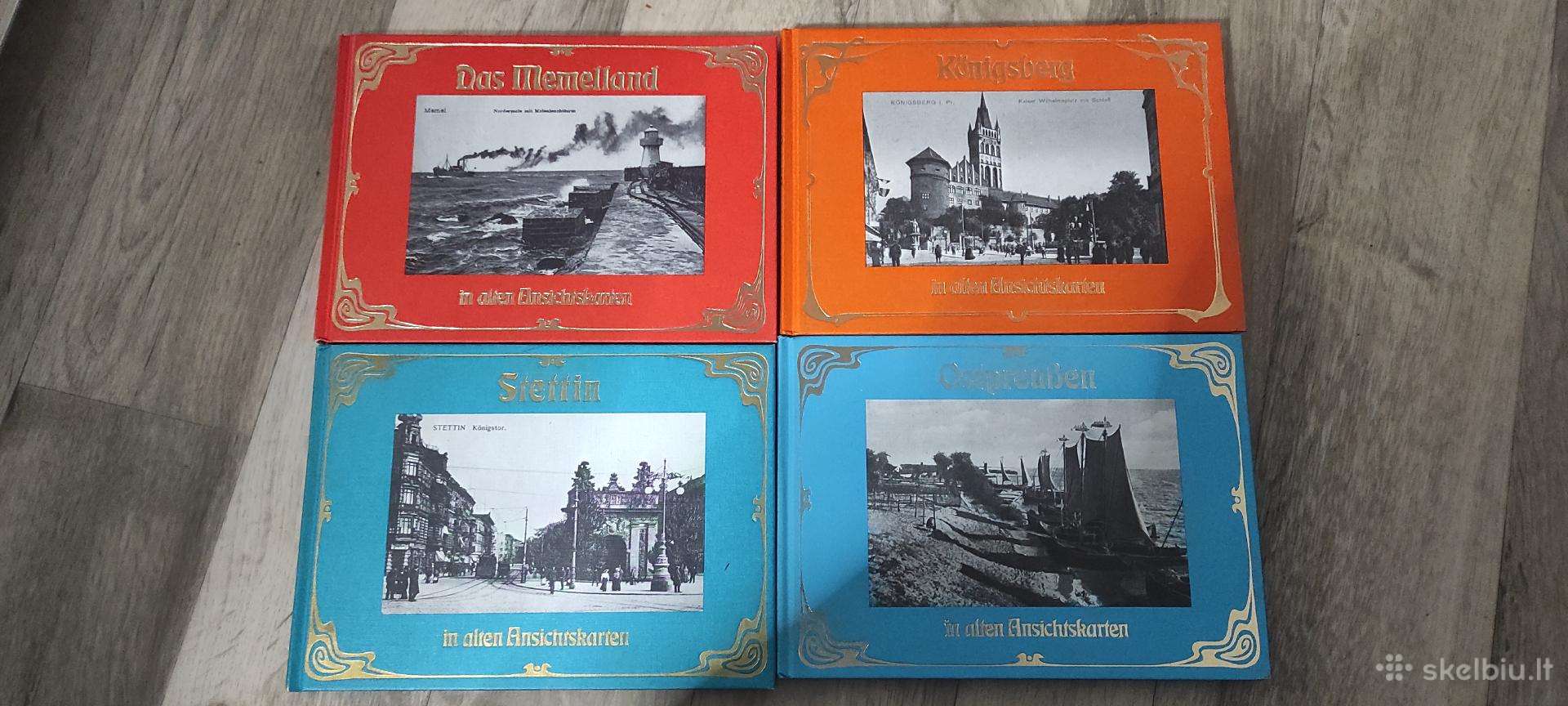 Vokiškų fotoalbumų rinkinys „In alten Ansichtskart