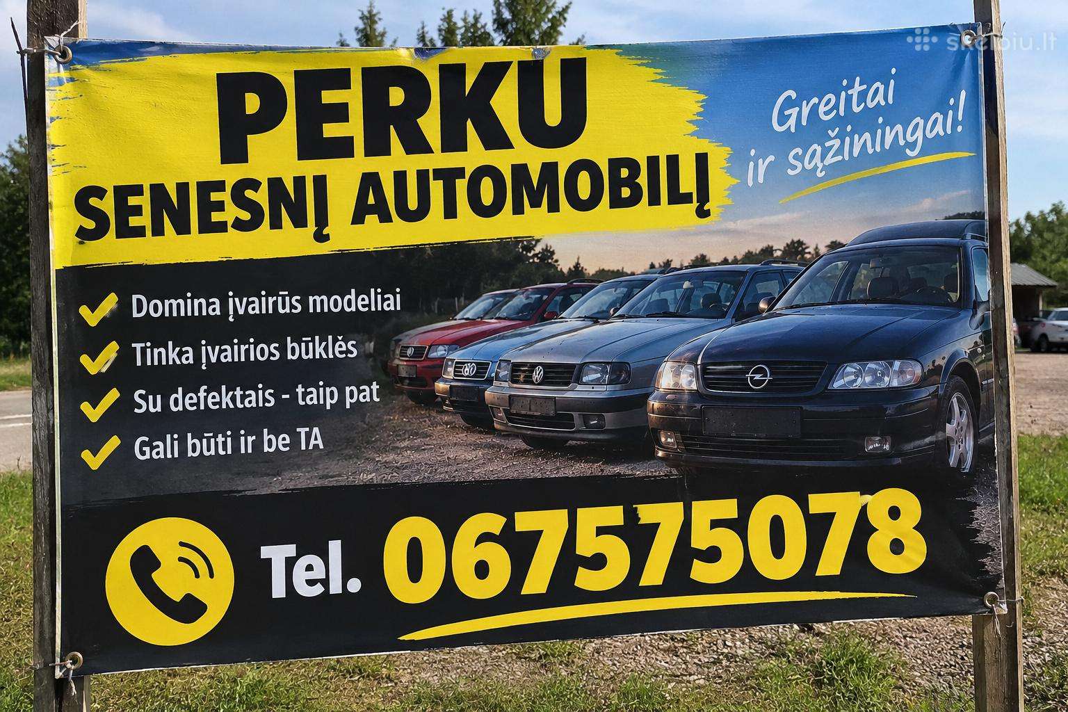 Auto Supirkimas Skambinkit/rašykit