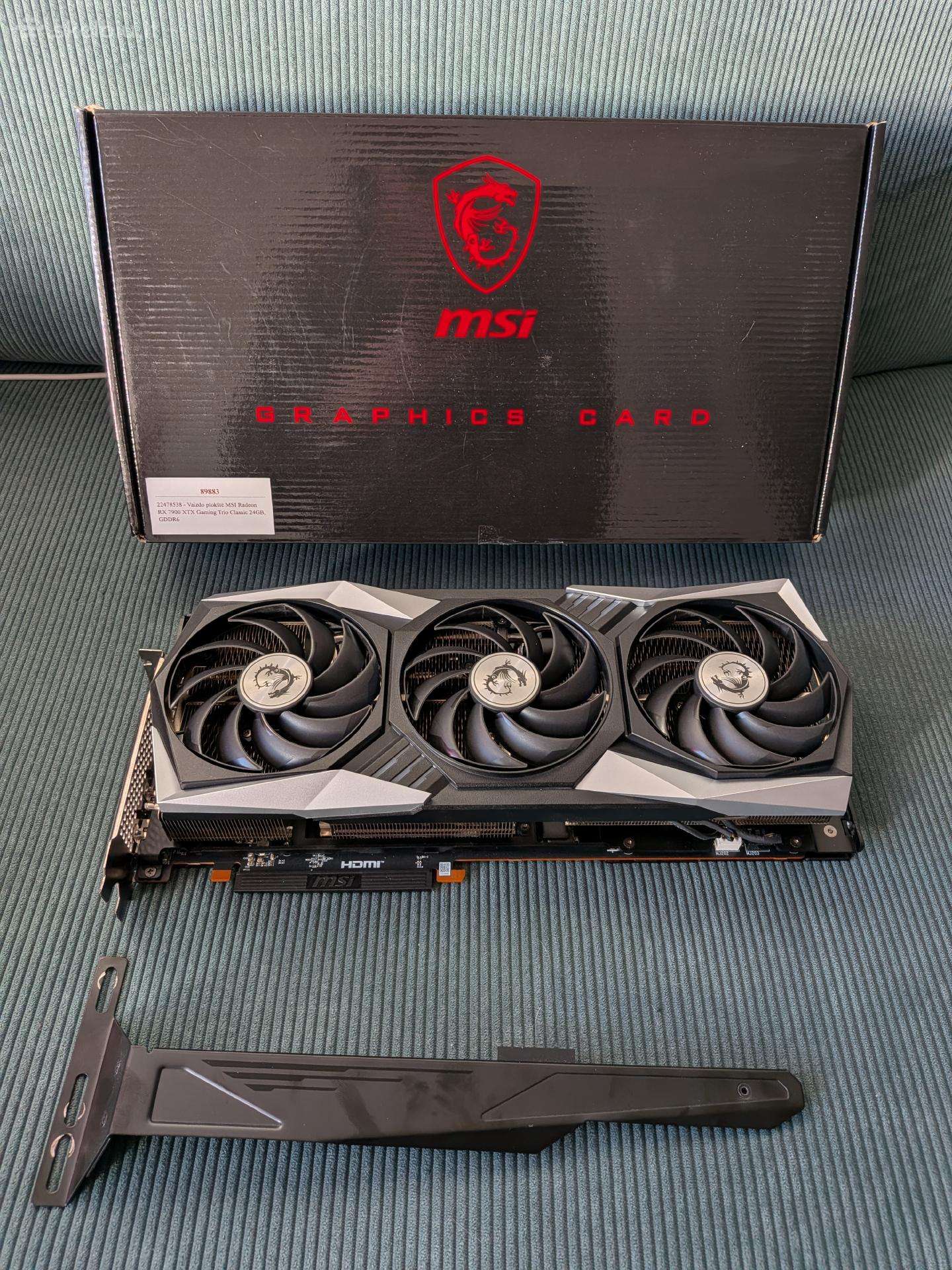 Msi Radeon Rx 7900 Xtx Gaming X Trio 24gb Gddr6
