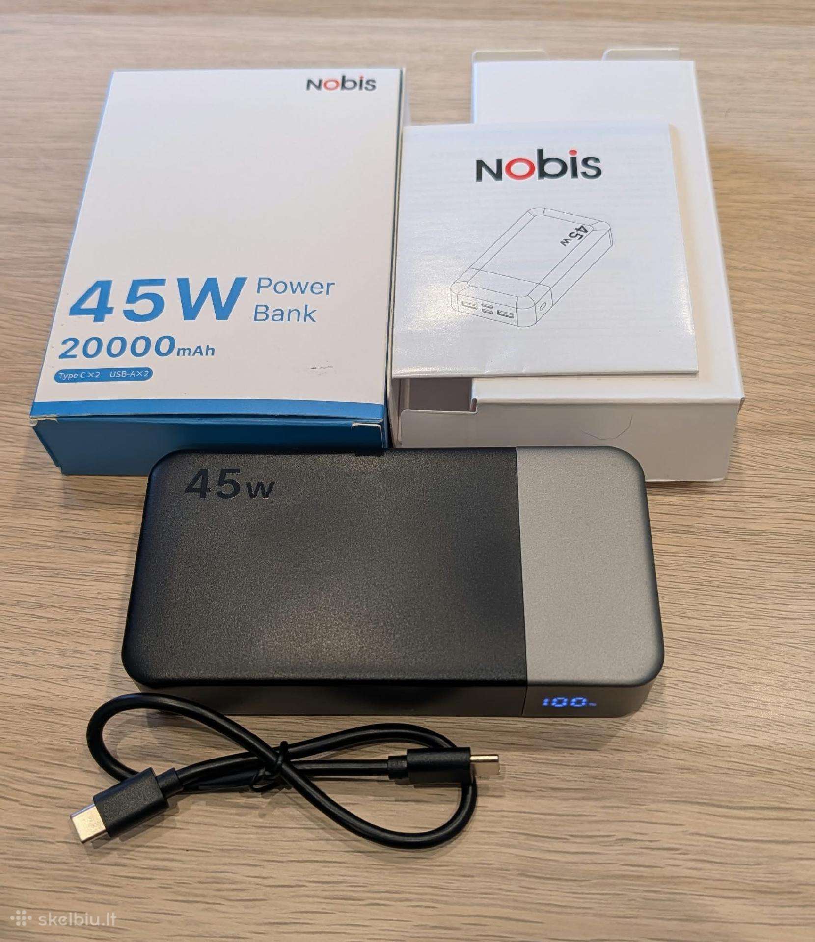 Nobis 20000mah 45w Power Bank