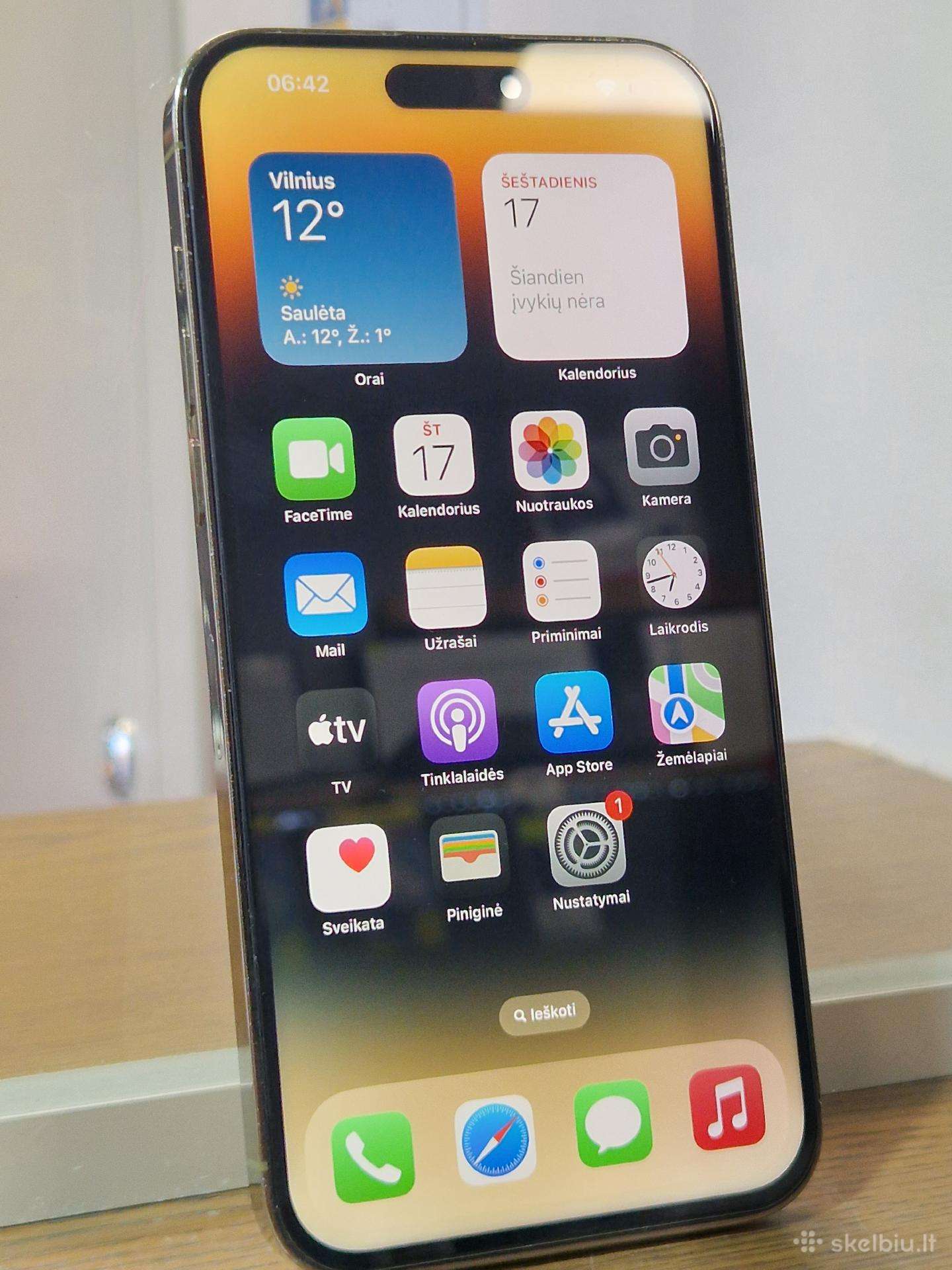 Telefonas iPhone 14 Pro Max 128gb 85%