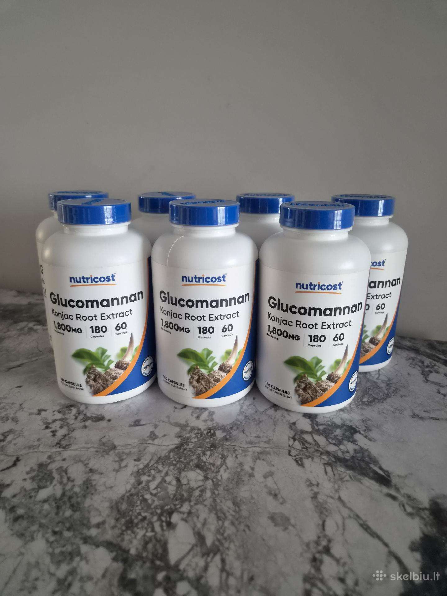 Glucomannan/gliukomananas svorio metimui
