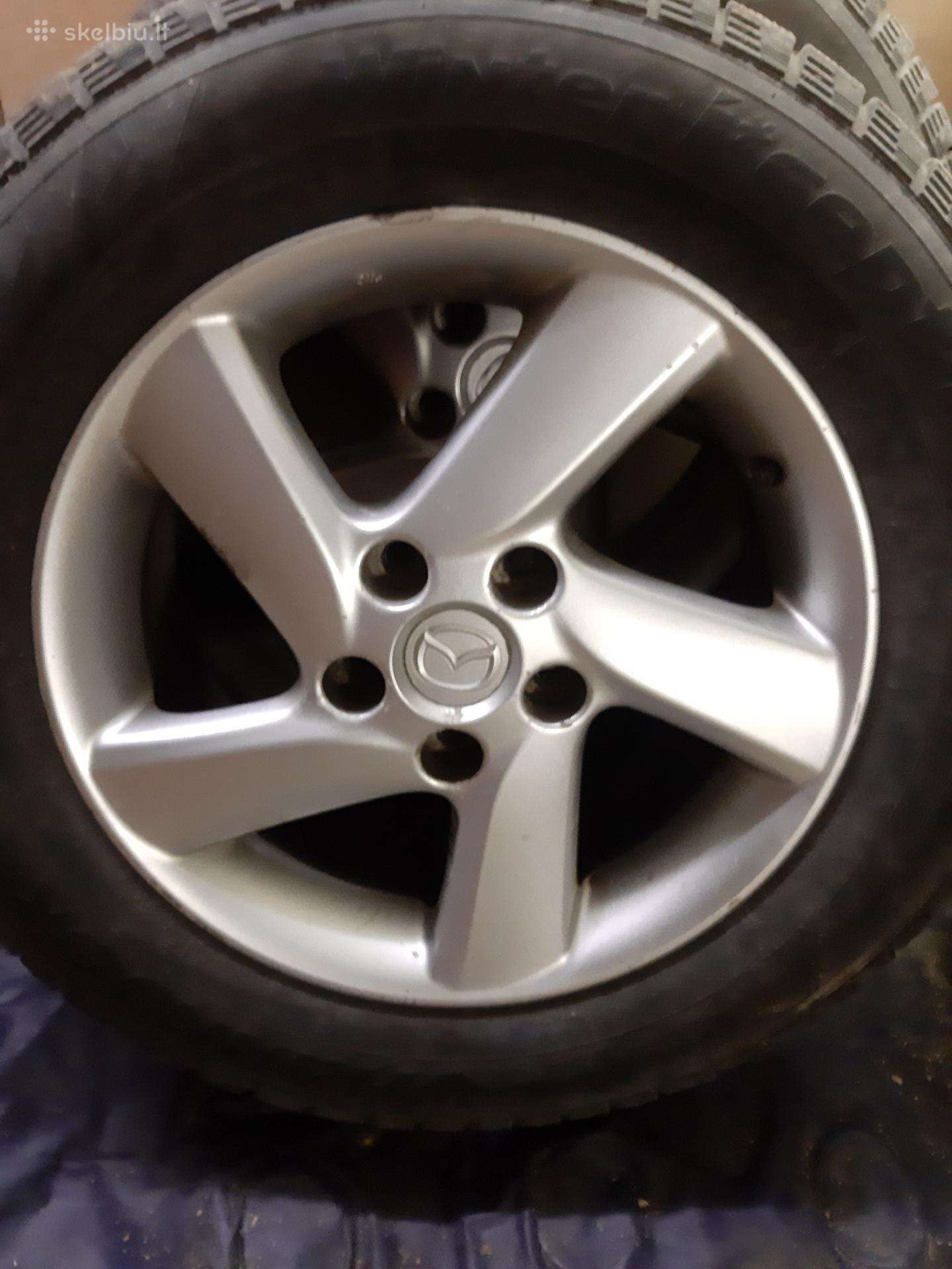 Mazda ratlankiai r16 su padangomis Hankook 215/65