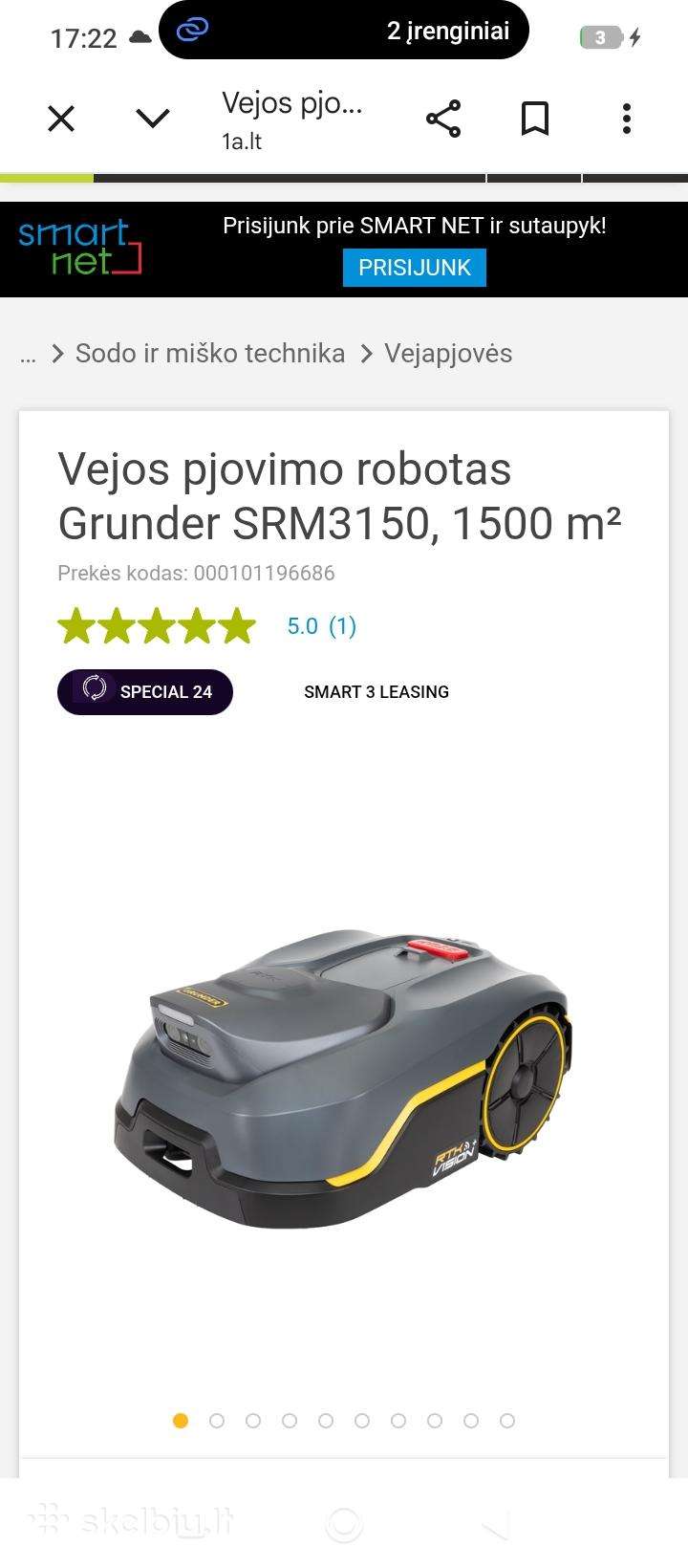 Robotas žoliapjove