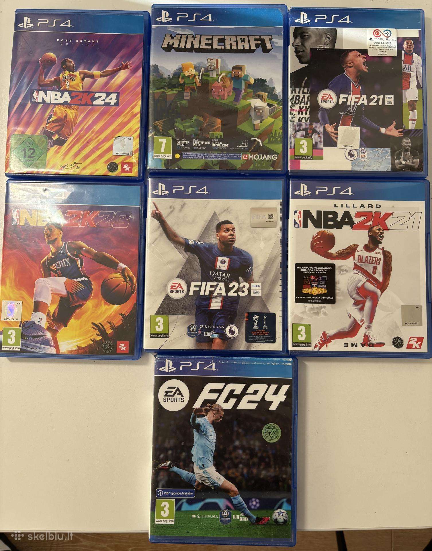 Parduodu Ps4 Pro 1tb + 2 pulteliai + 7 žaidimai