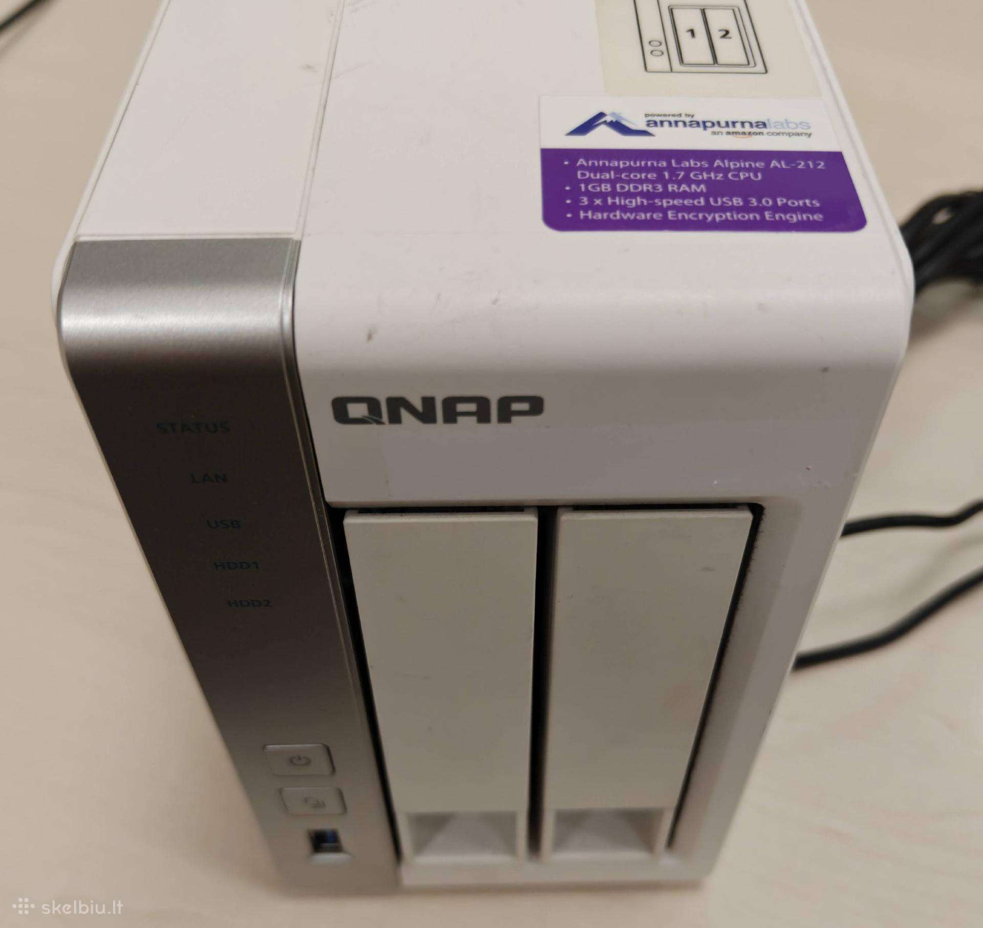 Qnap Ts-231p 2x1tb Nas