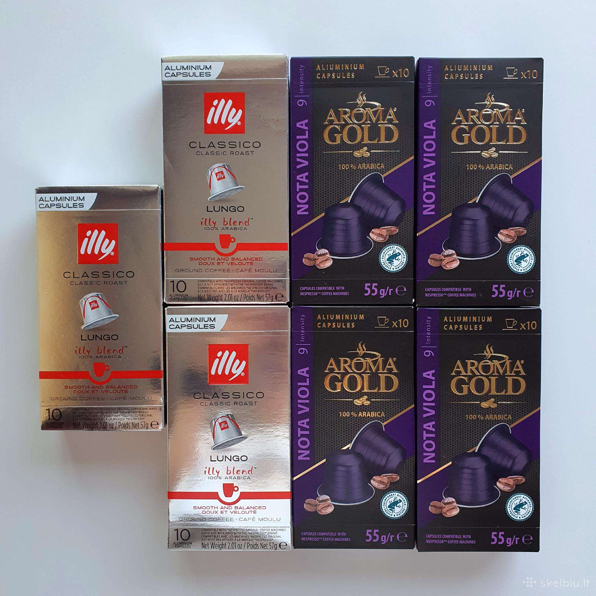 Kavos kapsulės Nespresso kavos aparatui