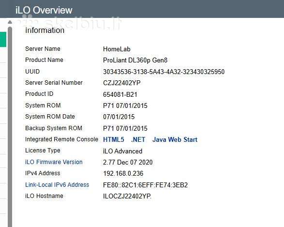 Hpe Proliant Dl360p Gen8 serveris, 2 Xeon, 272 GB