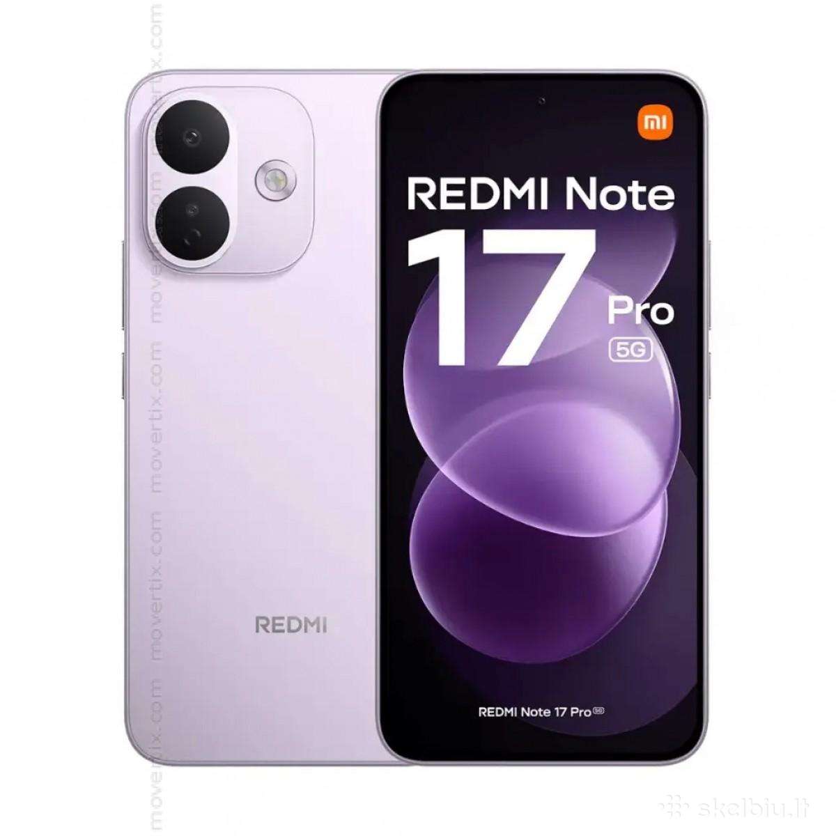 Naujas Xiaomi Redmi Note 17 Pro/256gb/6gb, 5G
