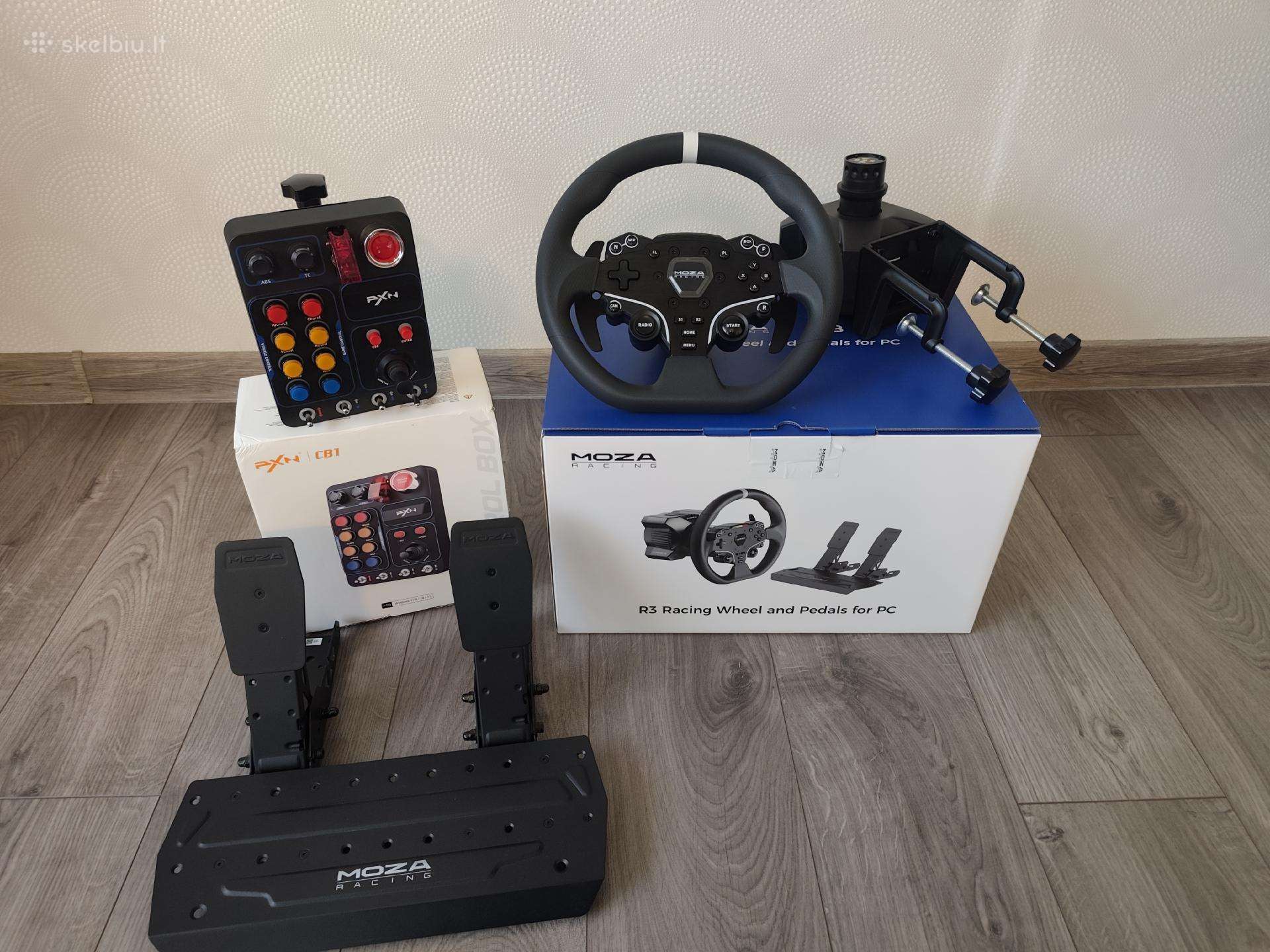 Žaidimų vairas Moza Racing R3 Pc + Control Box