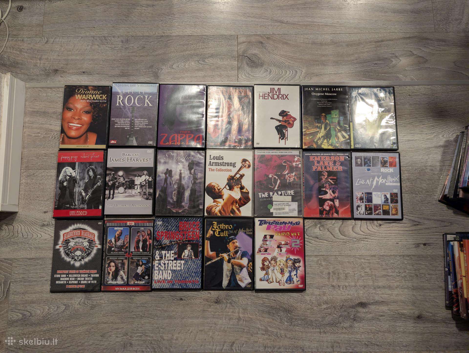 Originalūs muzikiniai Dvd diskai