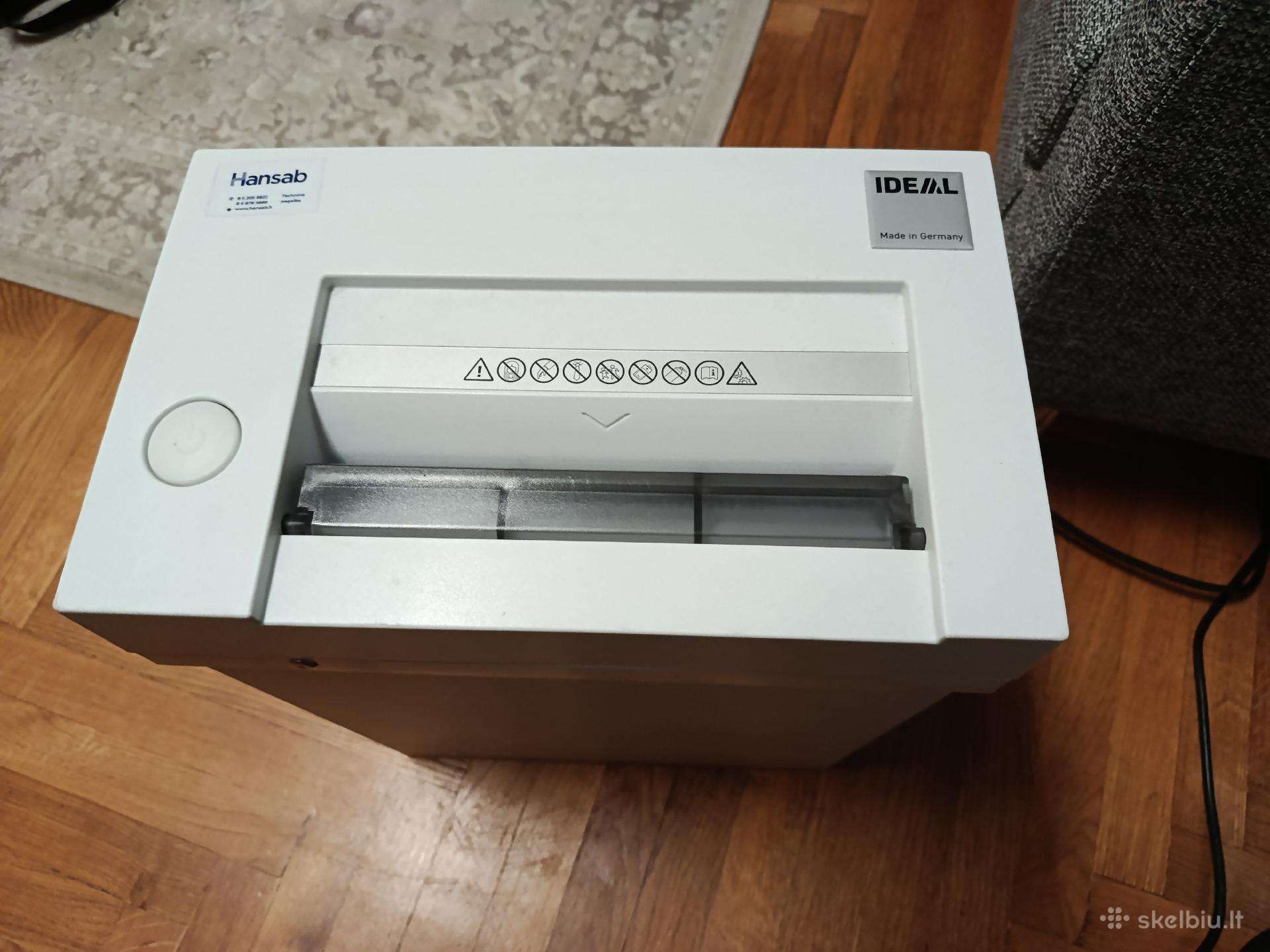 Ideal popieriaus smulkintuvas