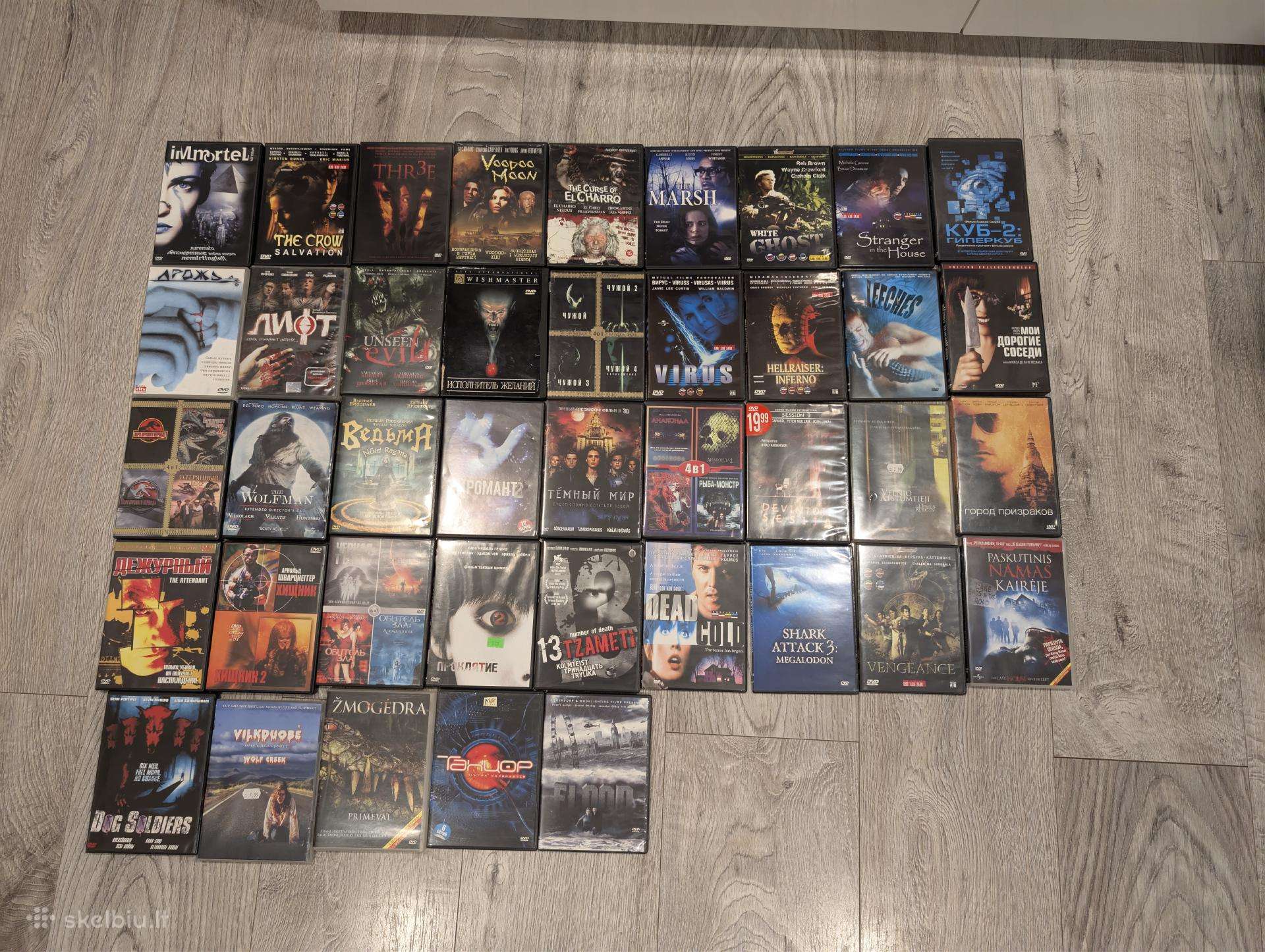 Siaubo ir mistikos filmų Dvd kolekcija
