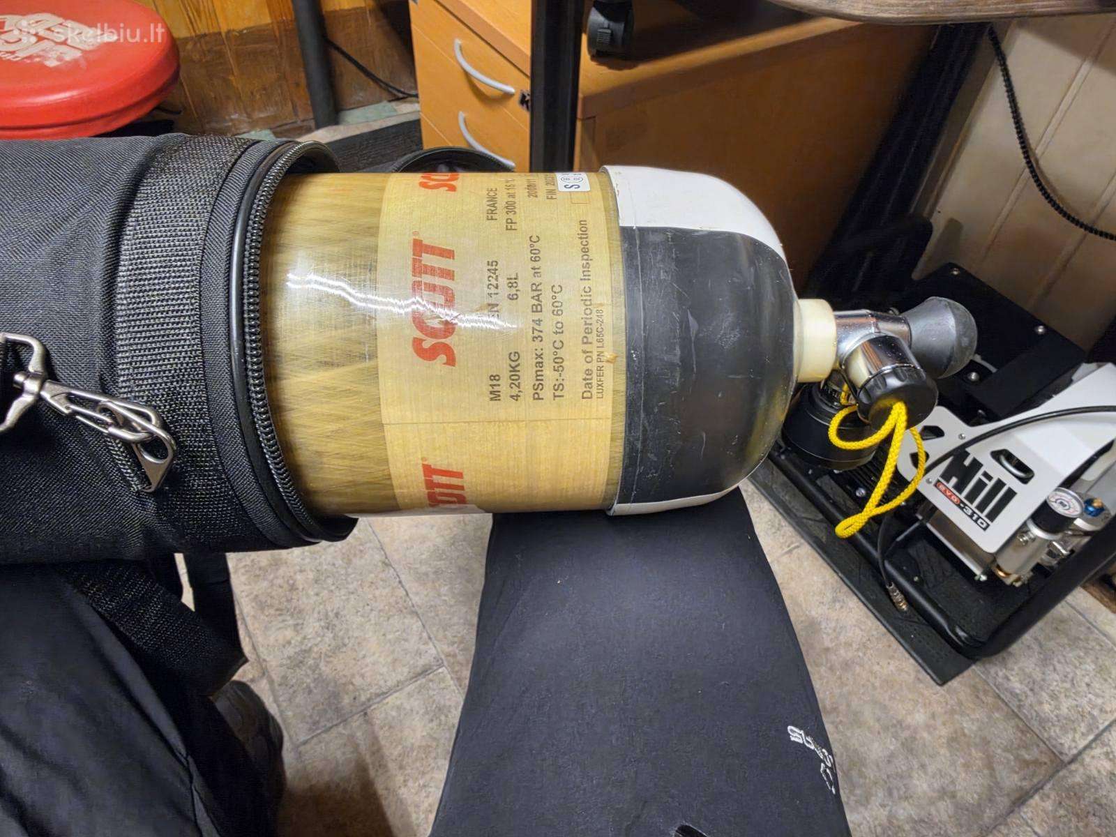 Aukšto slėgio balionas 6,8 L/