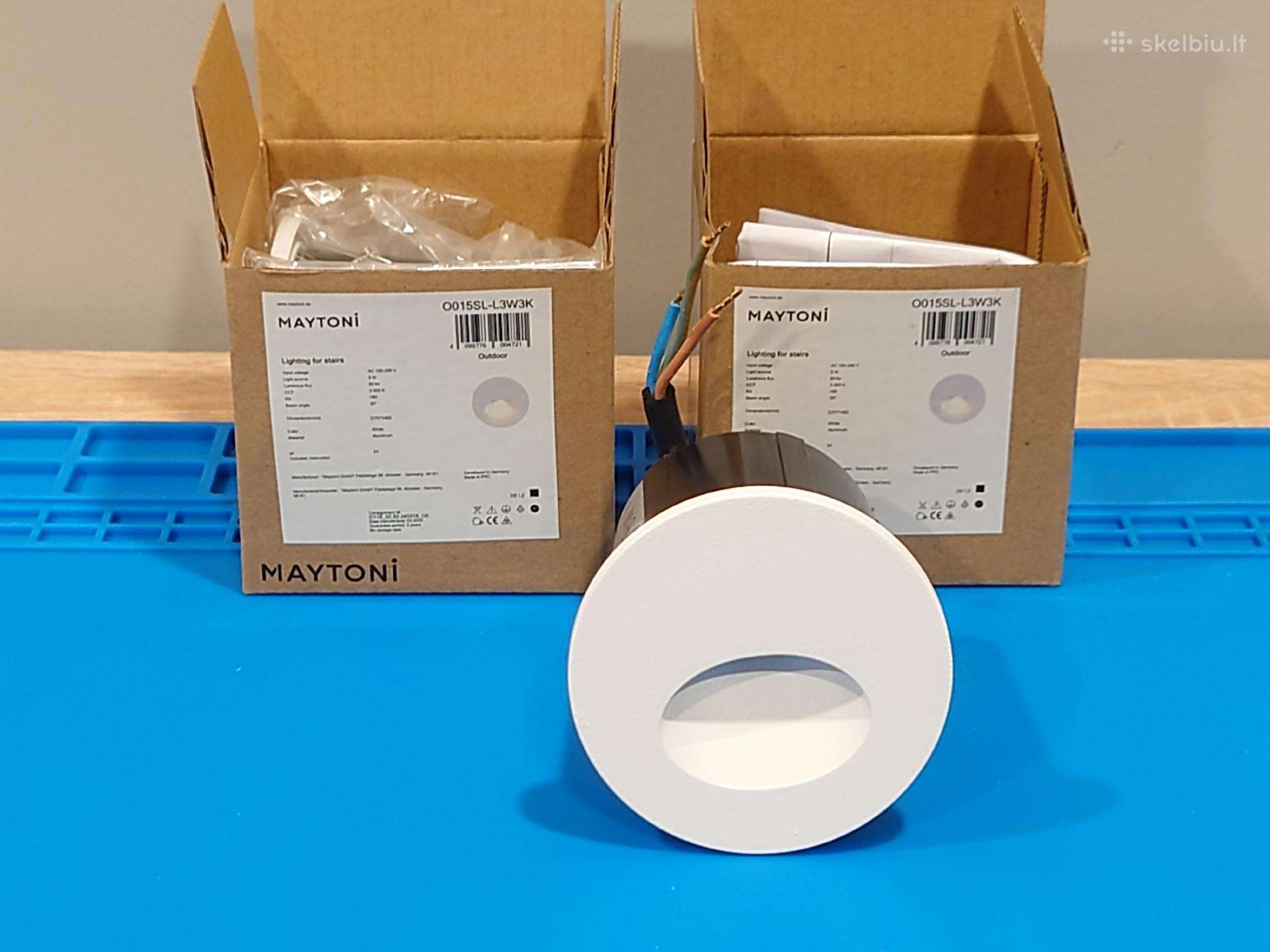 Maytoni 3w 60lm LED įmontuojamas šviestuvas Ip54