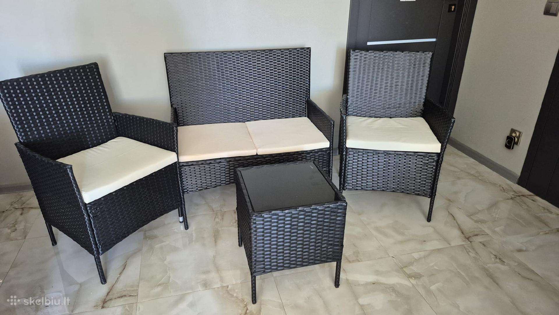 Terasos baldai, kaip naujos, tik 145 euro
