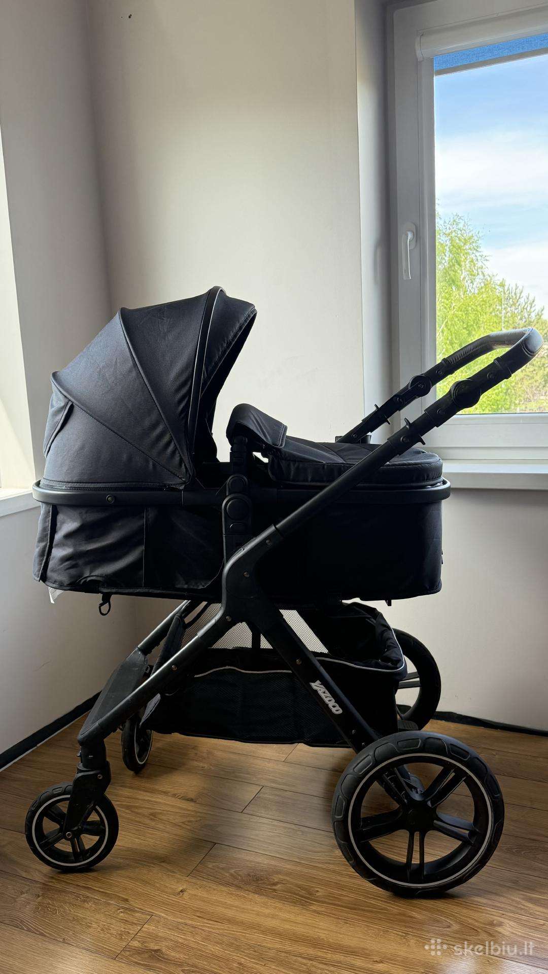 Stilingas ir praktiškas 2in1 vežimė