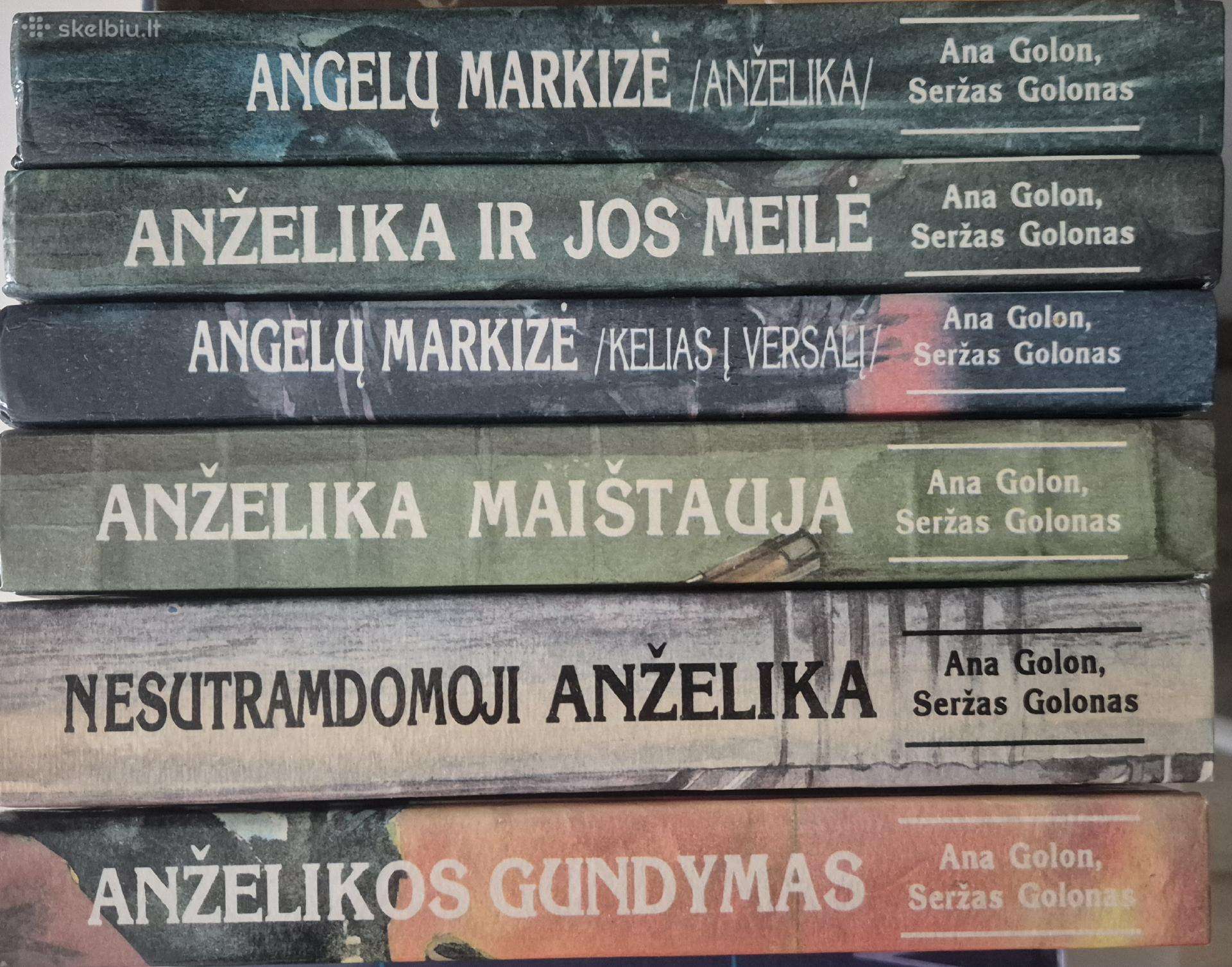 „anželika“ knygų rinkinys