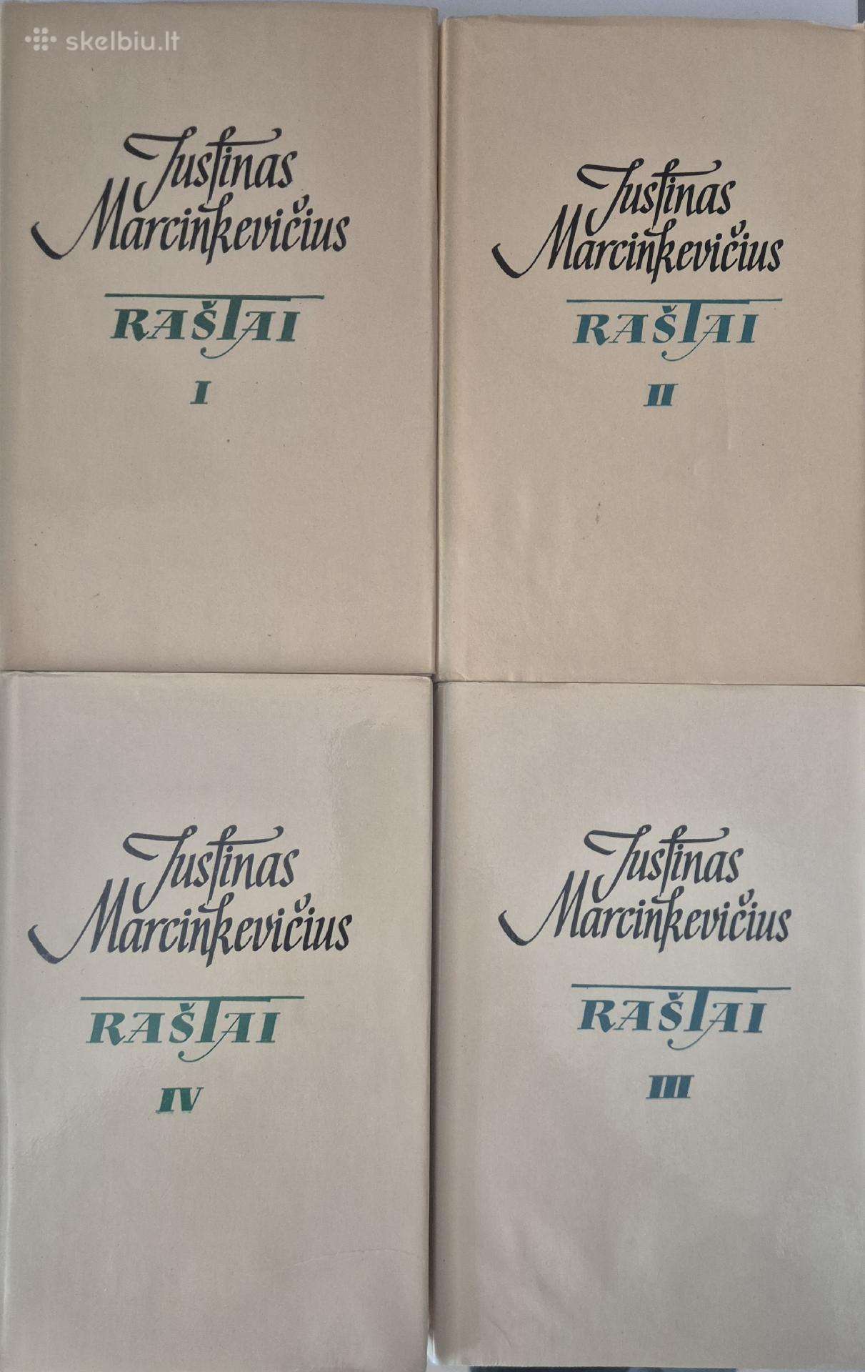Justinas Marcinkevičius 4 tomai