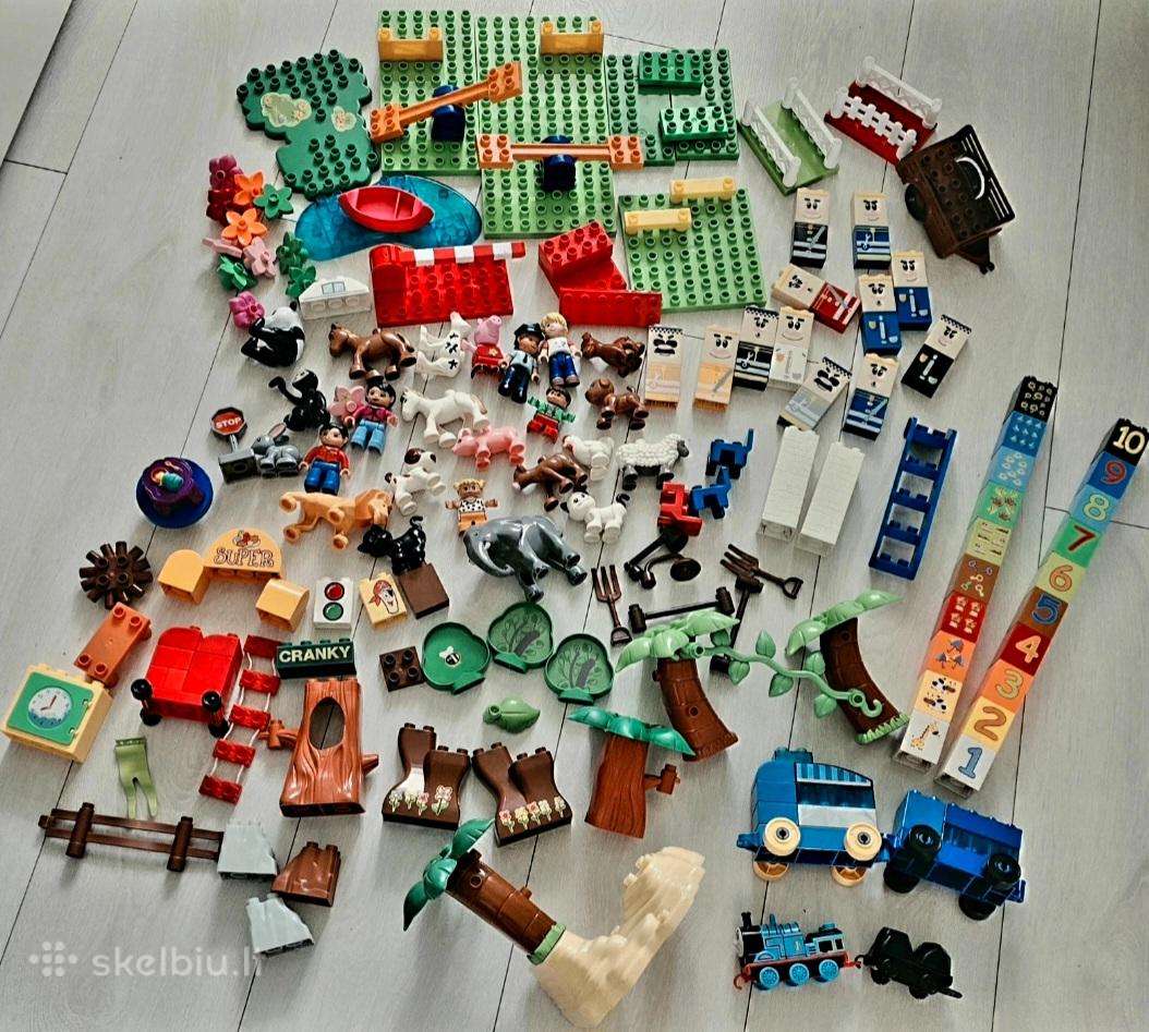 Kaladėlės suderinamos su Lego duplo