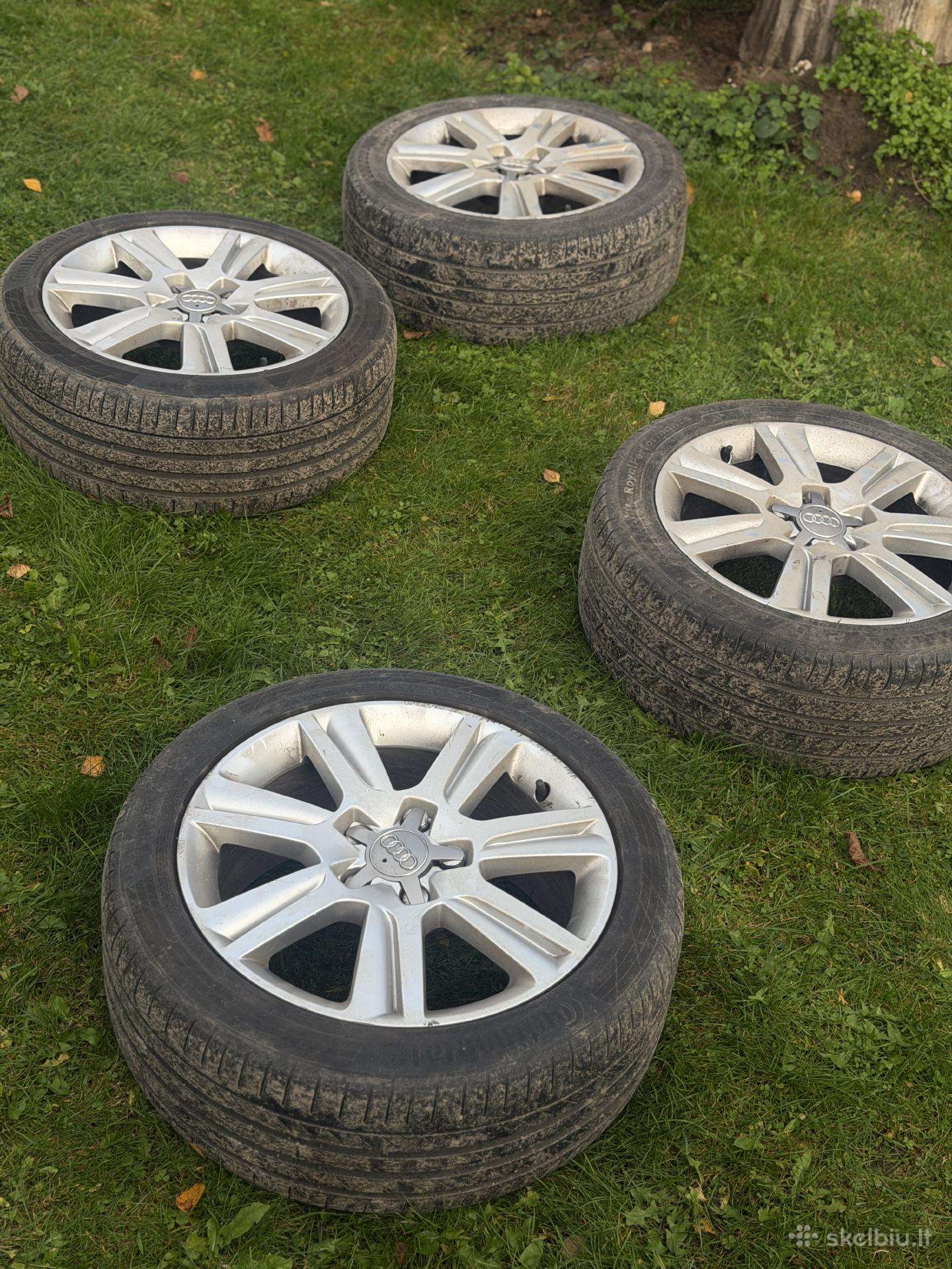 S: Originalūs Audi R17 ratlankiai su 225/45 R17